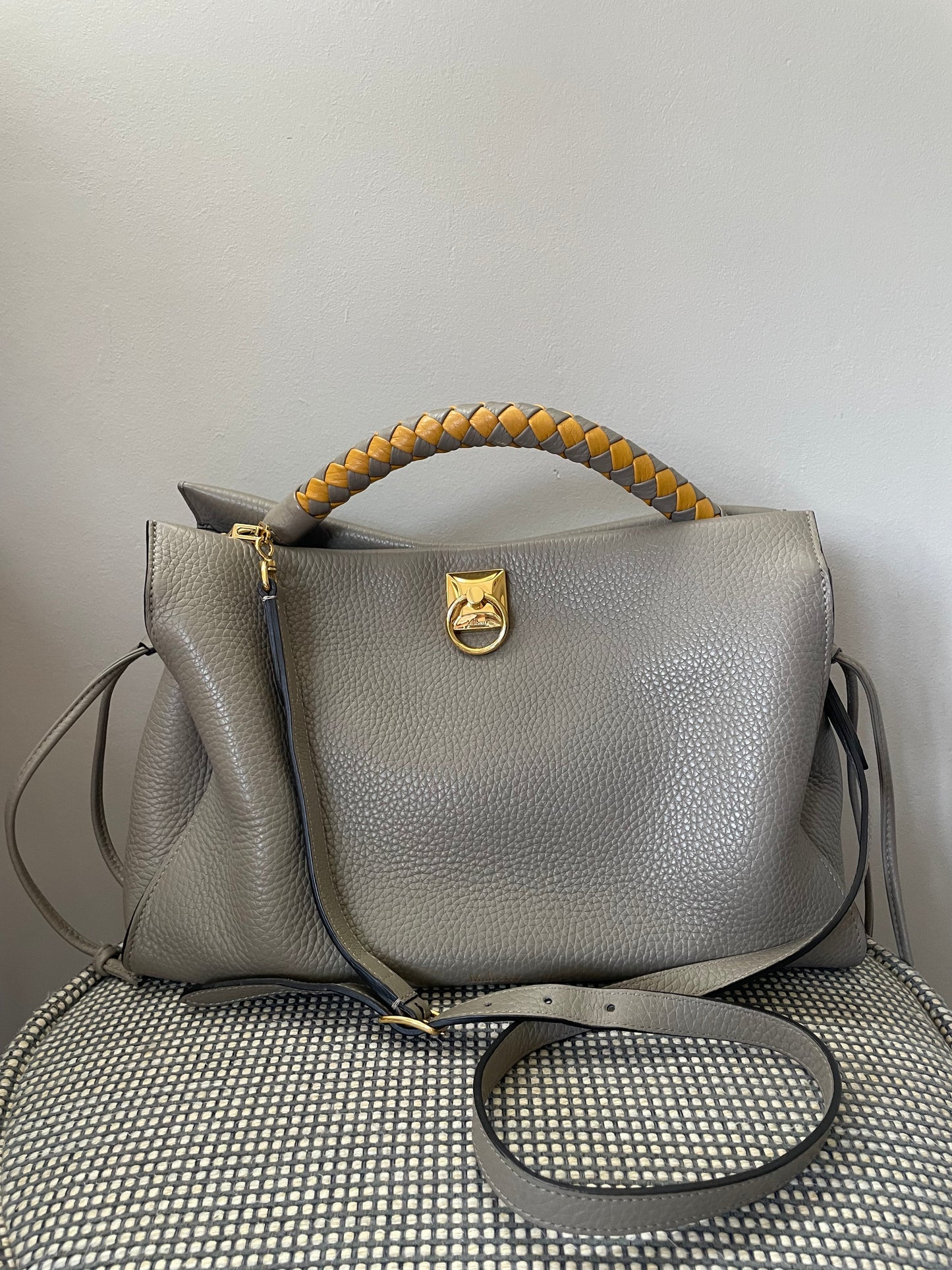 Preloved Mulberry Iris Two Way Tote, Large
