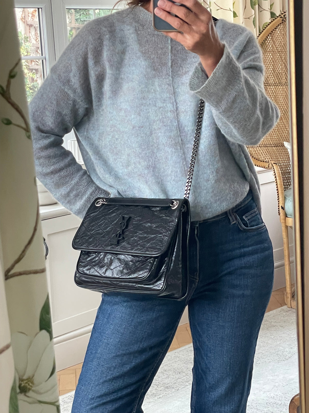 Preloved Saint Laurent Niki Shoulder Bag, Medium