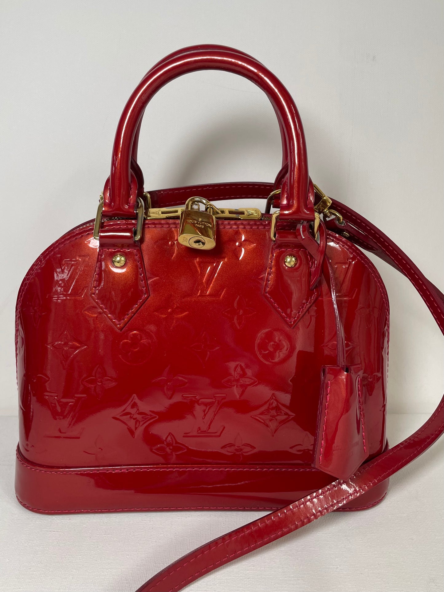 Preloved Louis Vuitton Alma Bag with Long Strap, BB