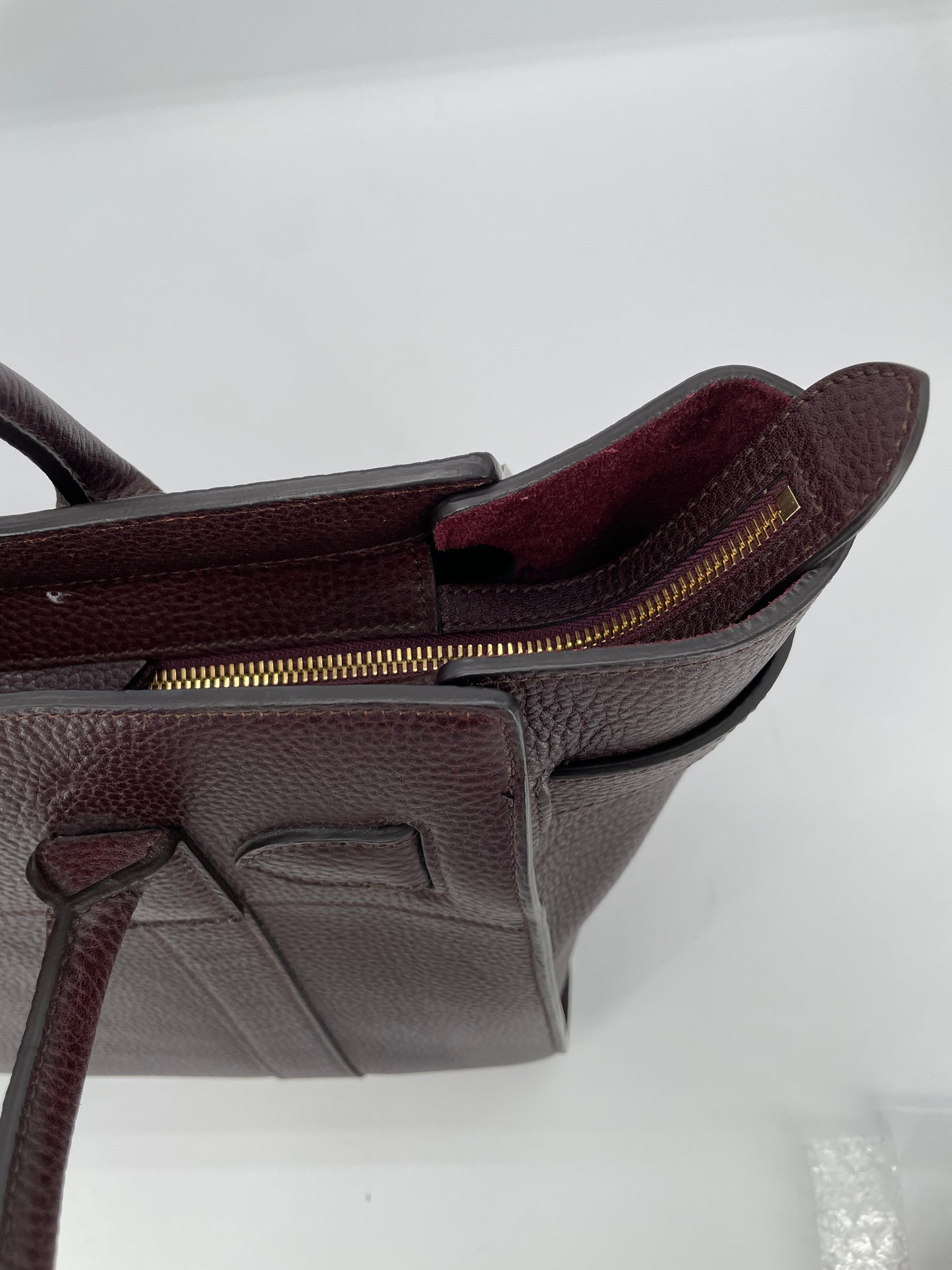 Preloved Mulberry Classic Grain Zipped Bayswater Bag, Large