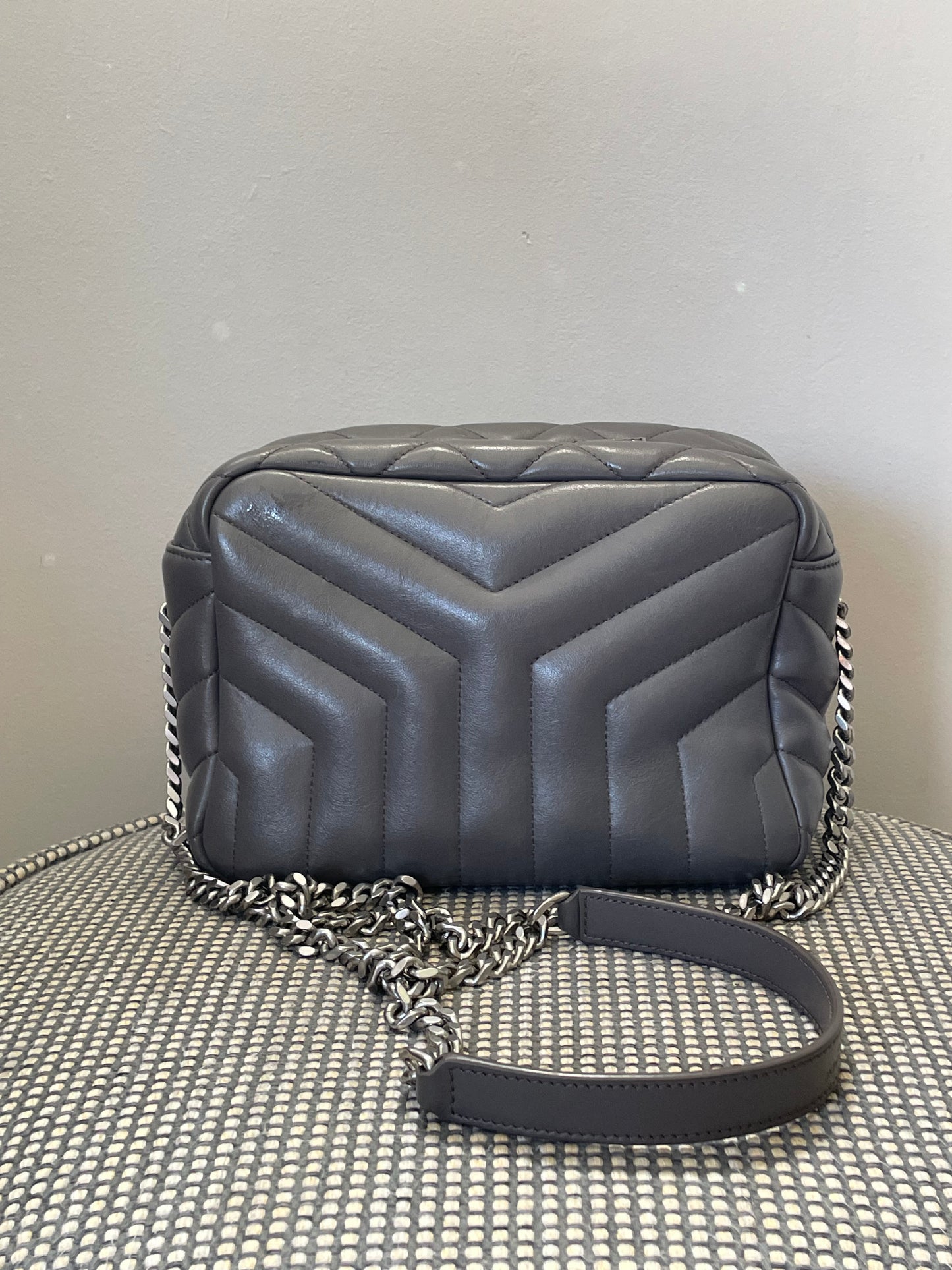 Preloved Saint Laurent Loulou Bowling Bag, Small