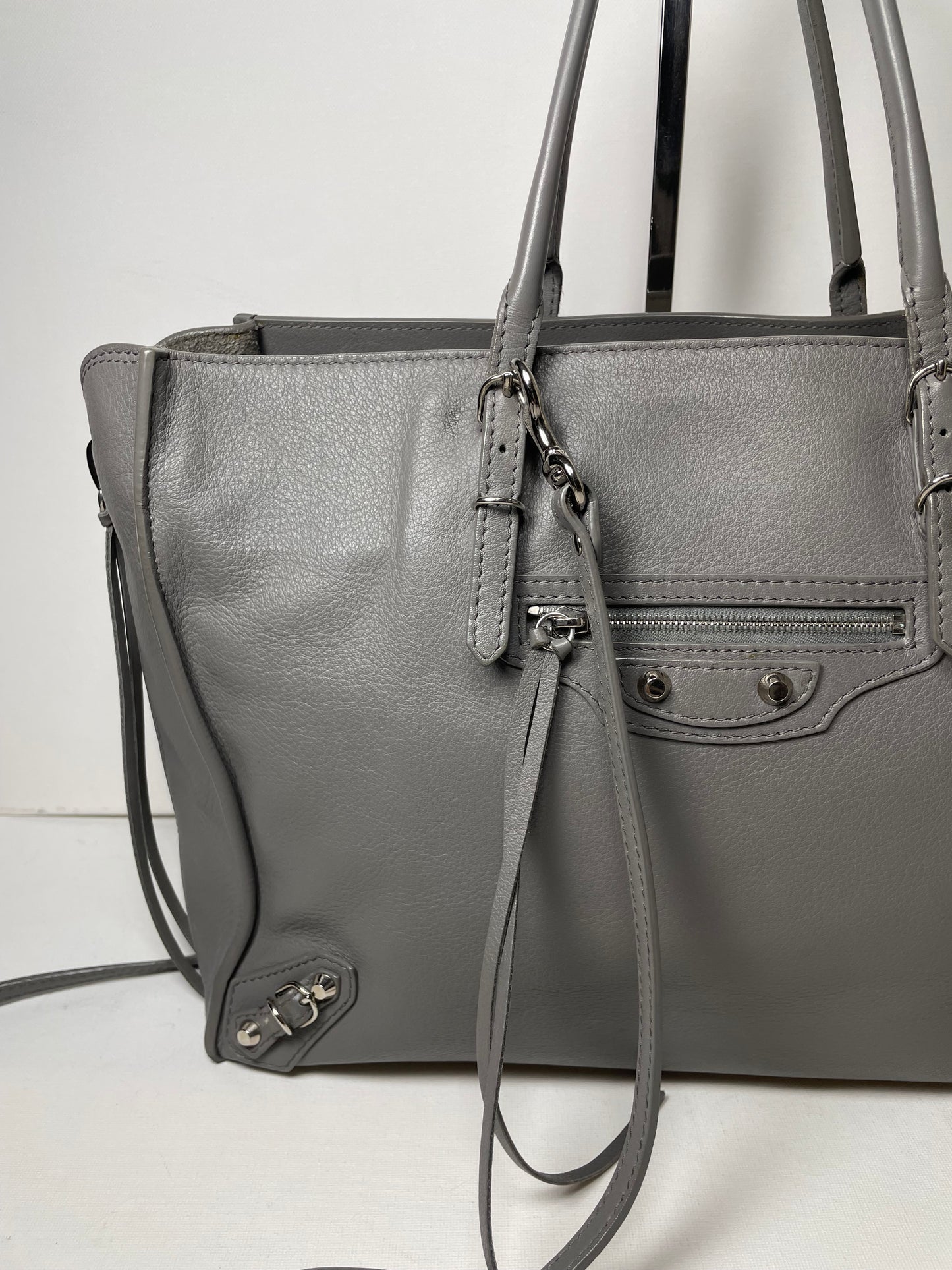 Preloved Balenciaga Papier Side Zip Tote, Medium