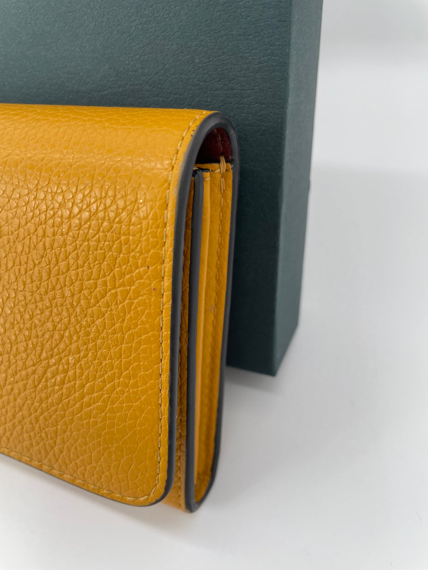 Preloved Mulberry Continental Small Classic Grain Wallet