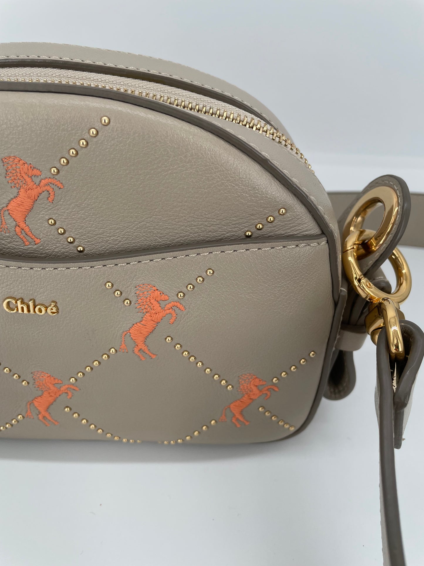 Preloved Chloe Galloping Horse Crossbody Bag