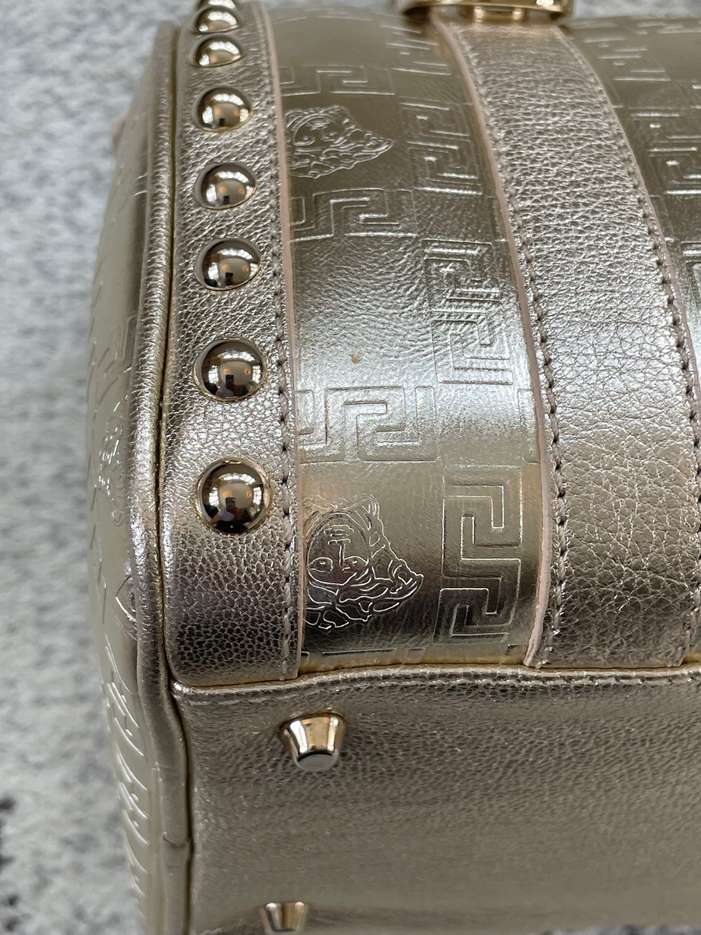 Preloved Vintage Versace Medusa Boston Bag