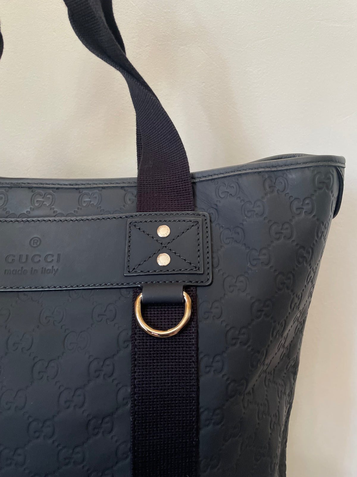 Preloved Gucci Guccissima Shoulder Tote Bag