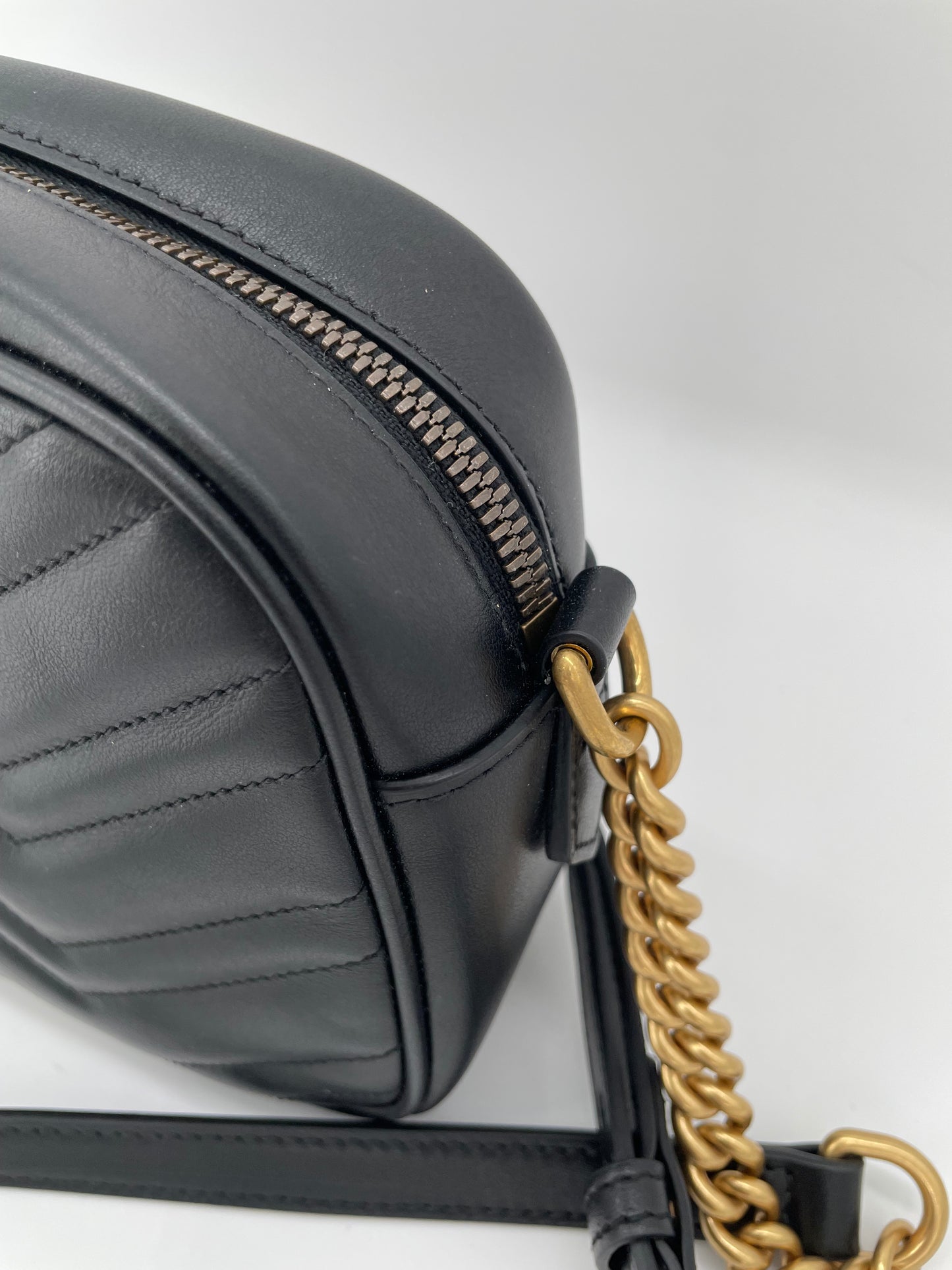 Preloved Gucci Marmont Shoulder Bag, Small