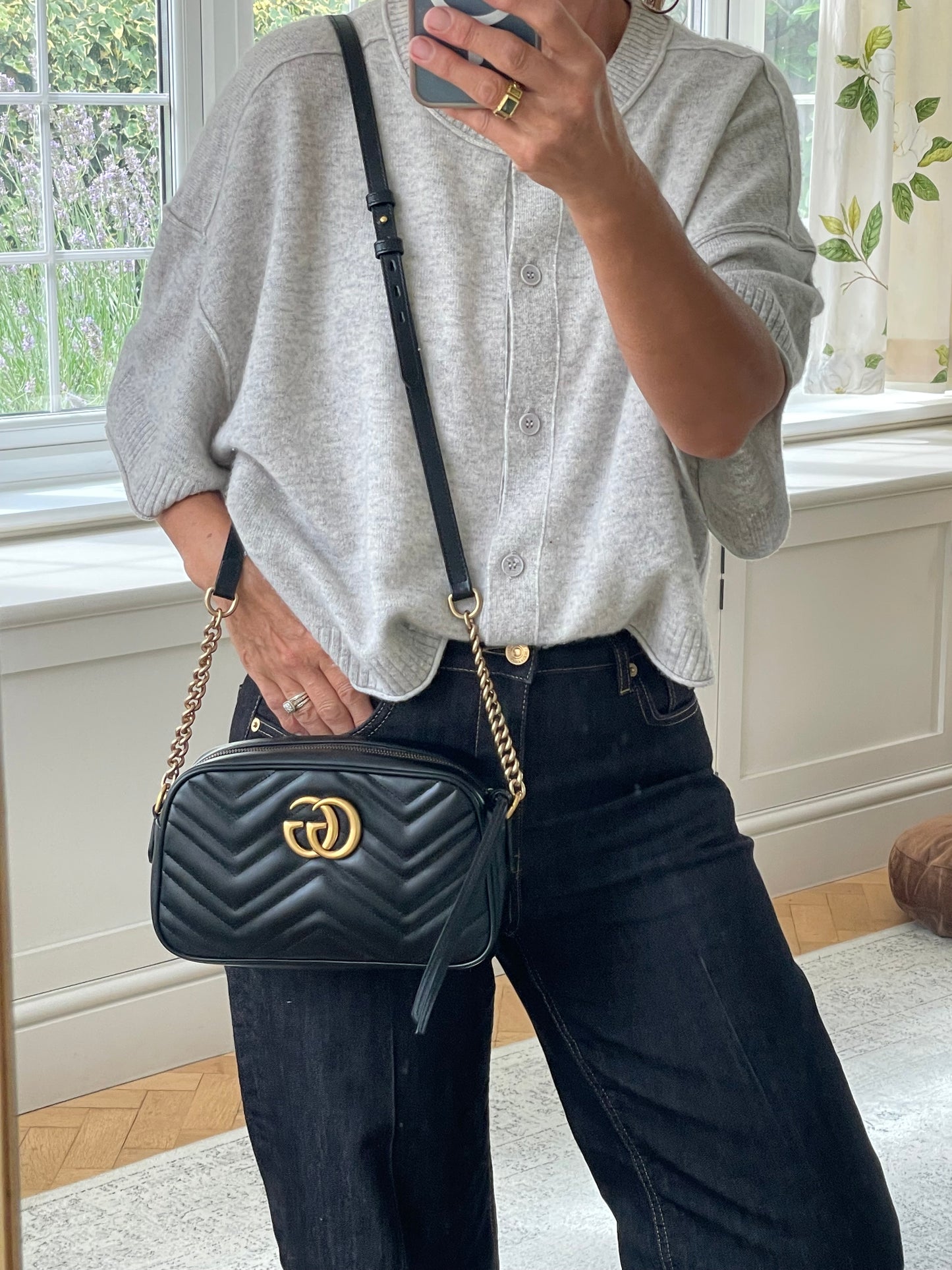 Preloved Gucci Marmont Shoulder Bag, Small