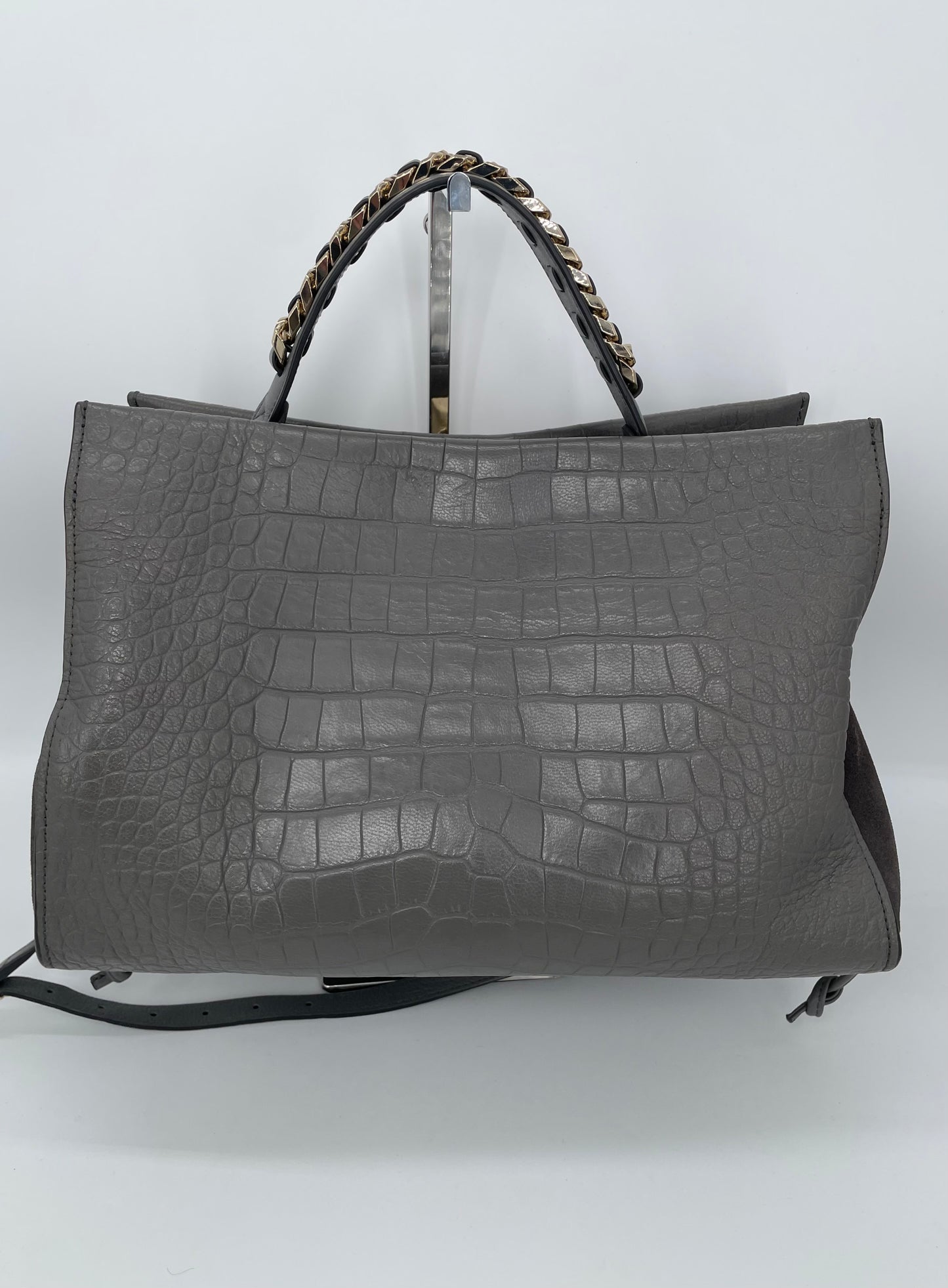 Preloved Mulberry Iris Top Handle Bag, Large
