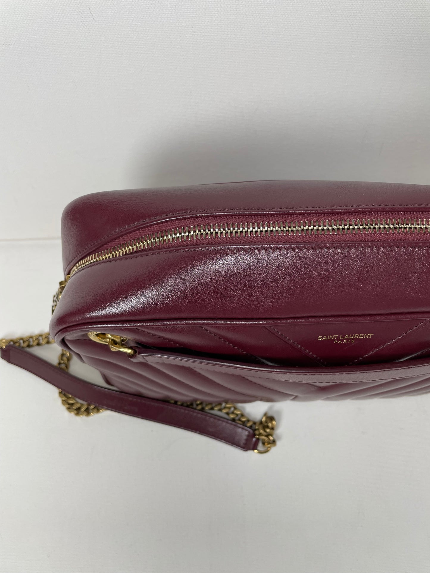 Preloved Saint Laurent Joan Camera Crossbody Bag, Medium