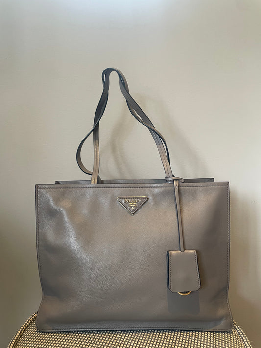 Preloved Prada Shoulder Tote Bag