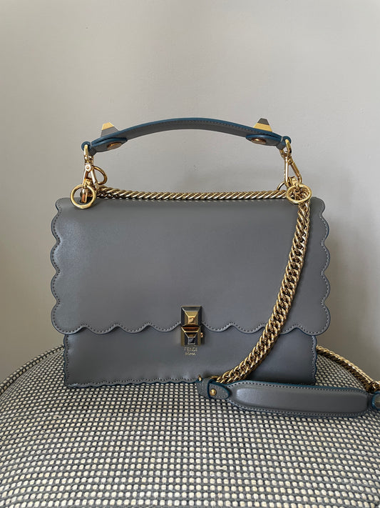 Preloved Fendi Kan I Two Way Shoulder Bag, Medium