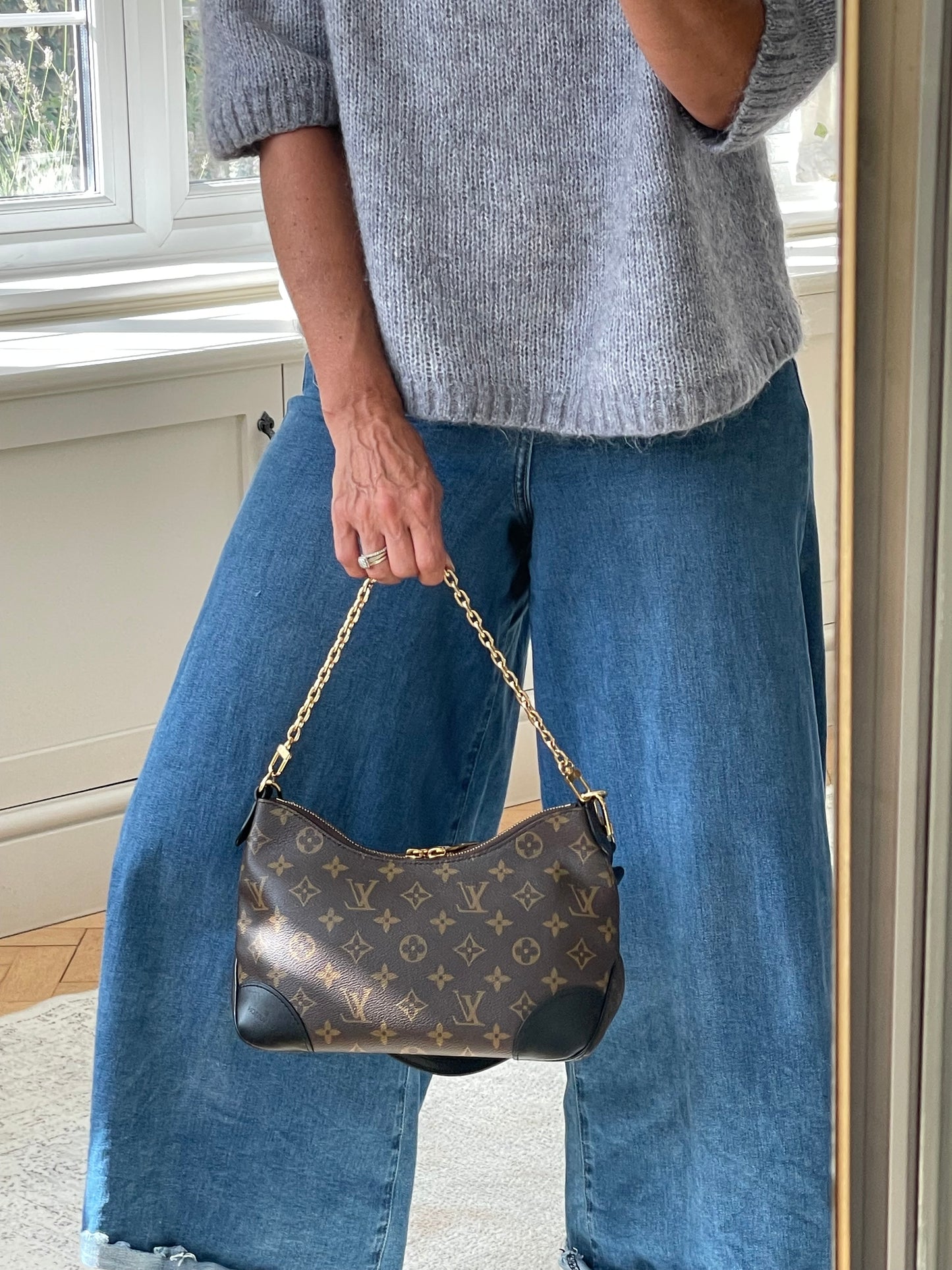 Preloved Louis Vuitton Boulogne NM PM Shoulder Bag