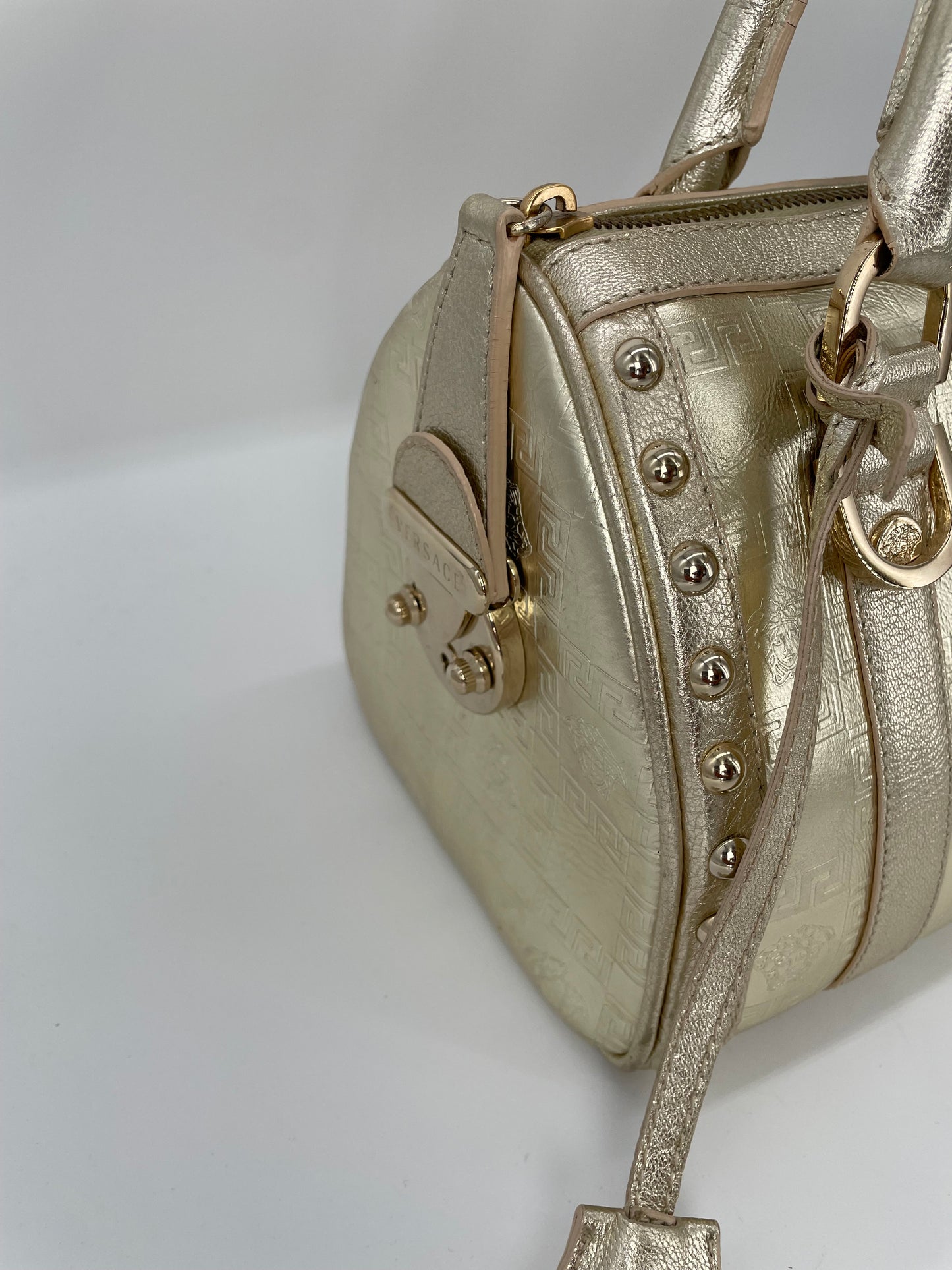 Preloved Vintage Versace Medusa Boston Bag