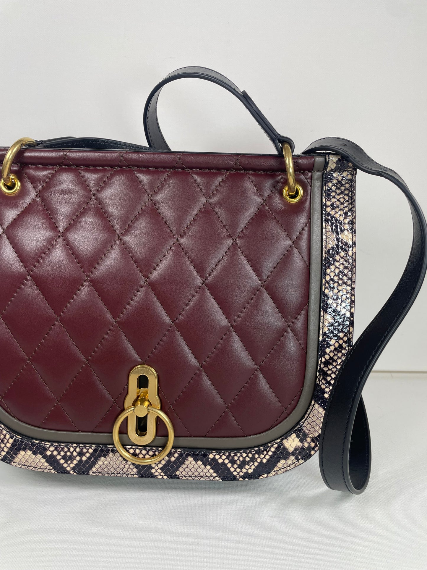 Preloved Mulberry Amberley Satchel Bag, Medium