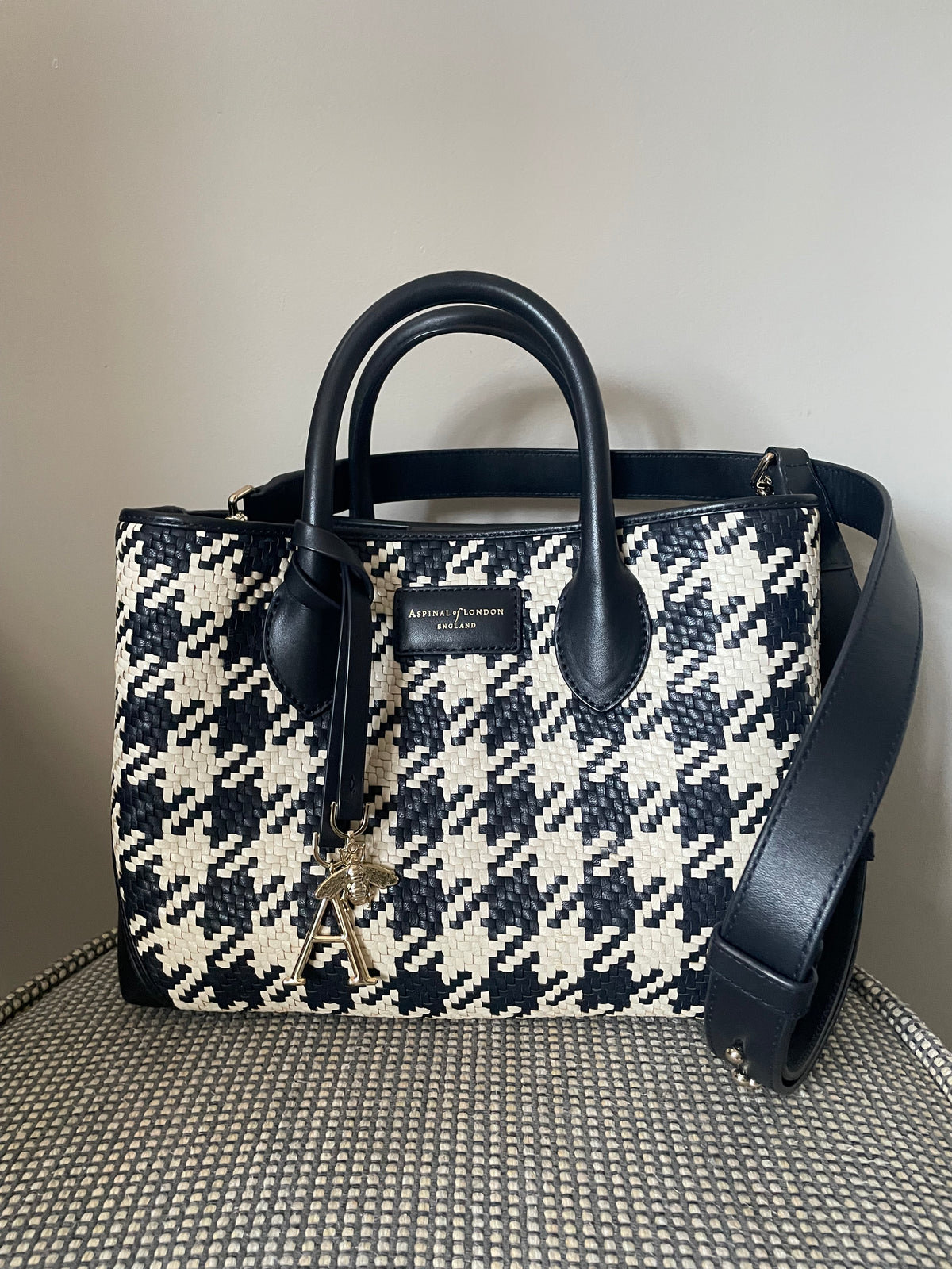 Preloved Aspinal of London, London Midi Tote Bag