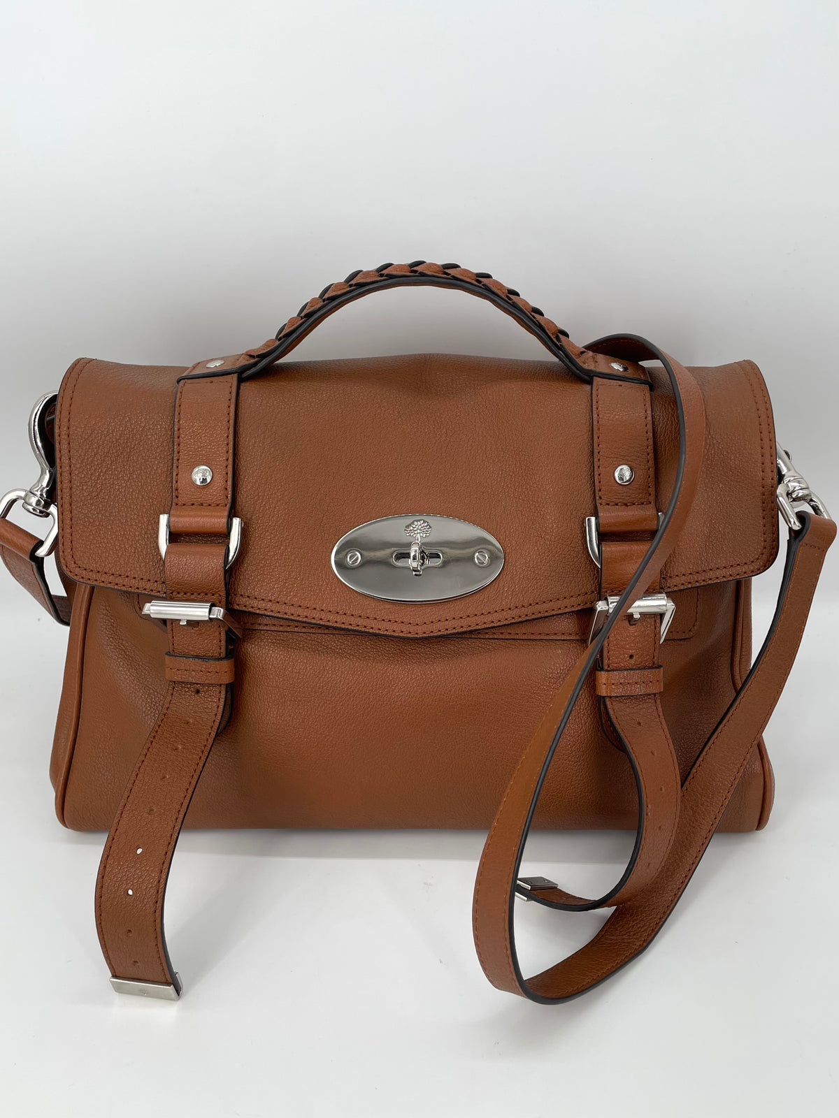 Preloved Mulberry Alexa Satchel Bag, Medium
