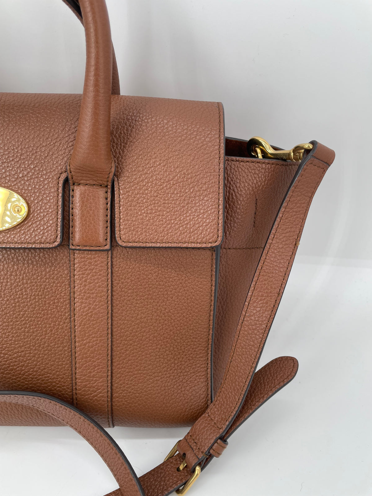 Preloved Mulberry Bayswater Satchel Bag, Small