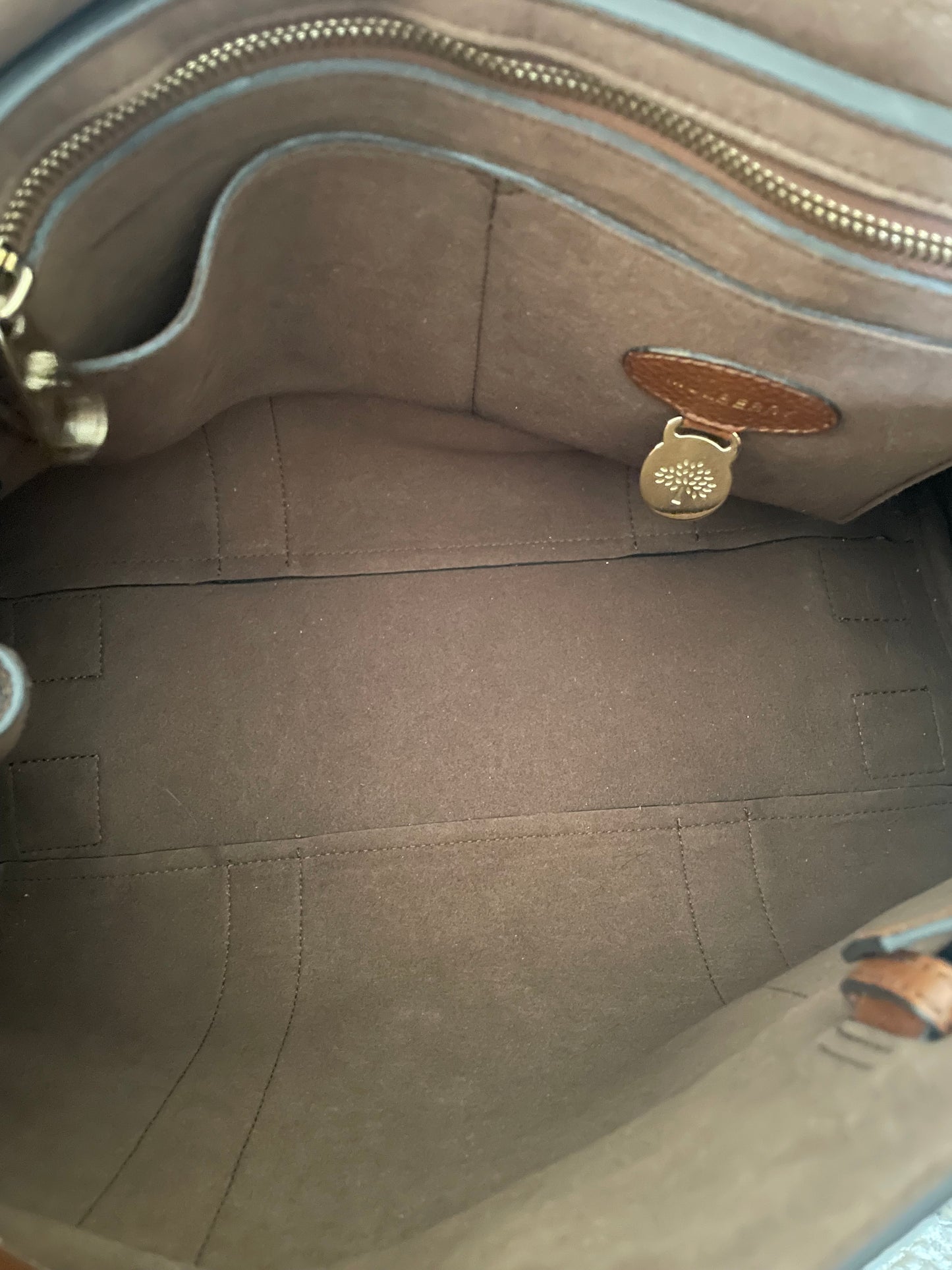 Preloved Mulberry Bayswater Satchel, Large