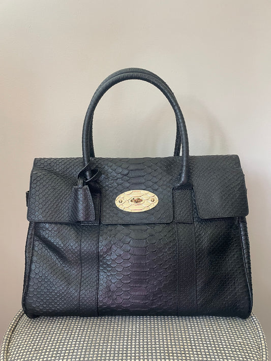 Preloved Mulberry Bayswater Tote Bag, Large