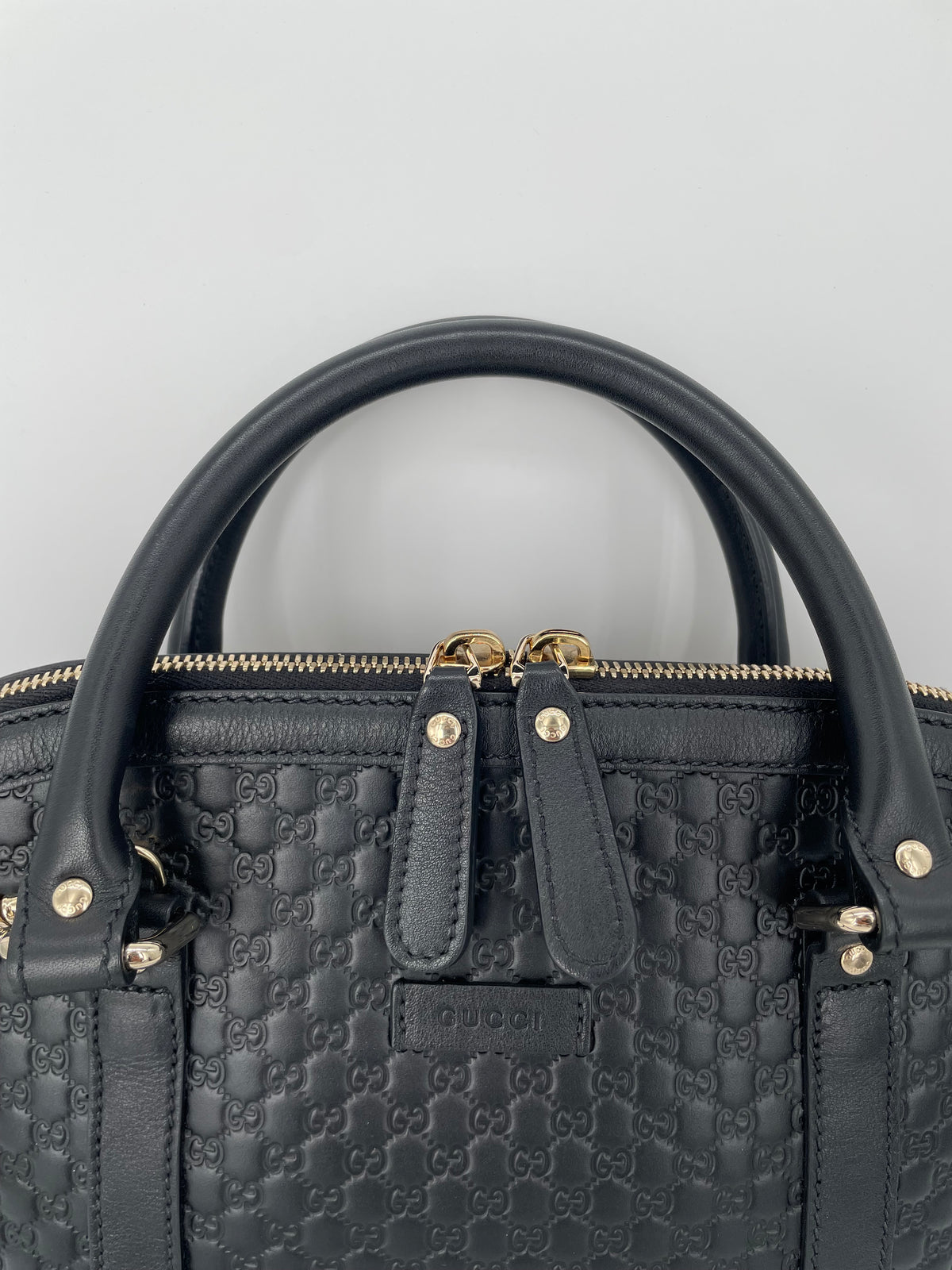 Preloved Gucci Guccissima  Dome Shoulder Bag, Medium