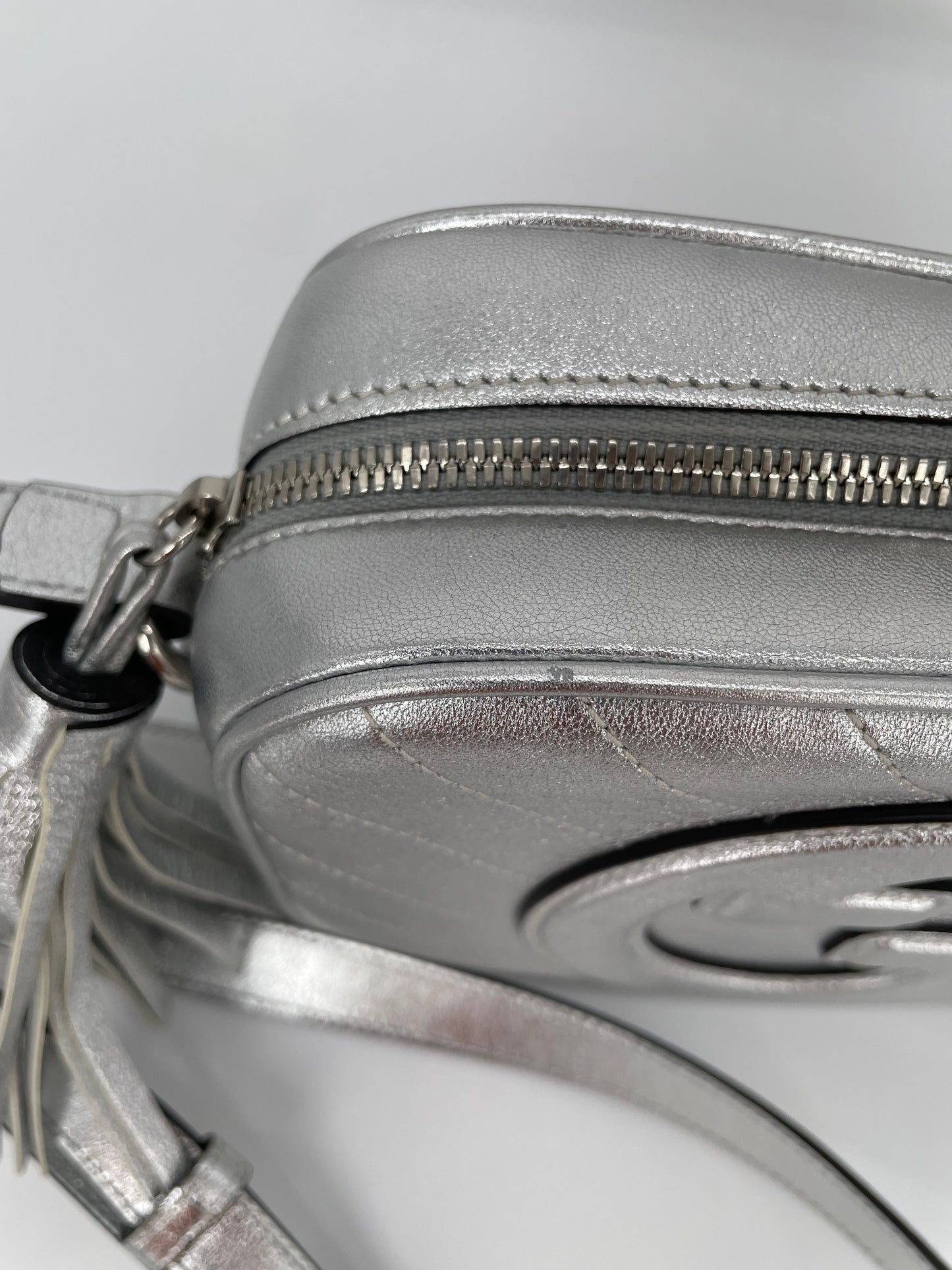Preloved Gucci Blonde Crossbody Bag, Small