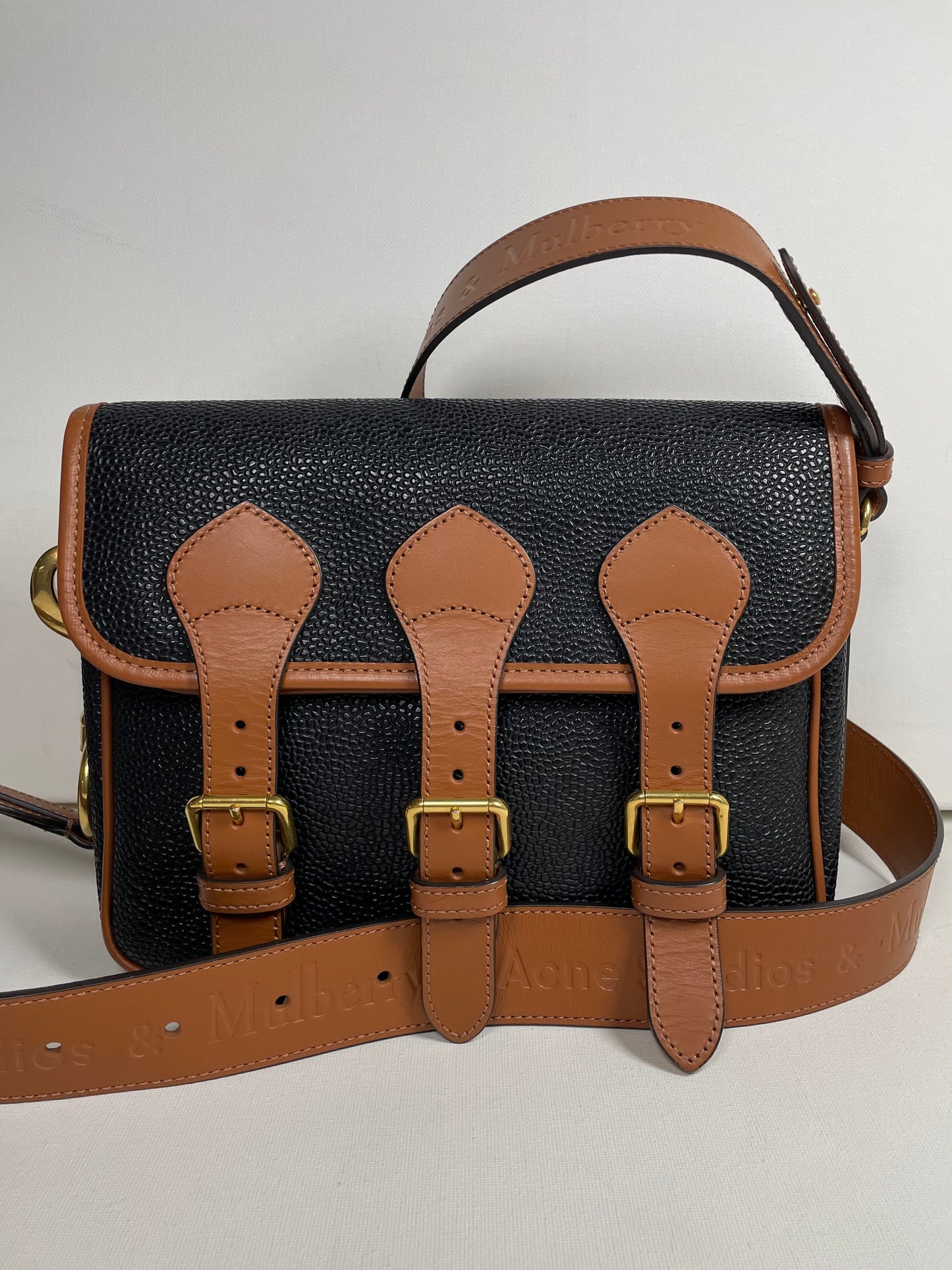 Preloved Mulberry & Acne Studios Messenger Crossbody Bag