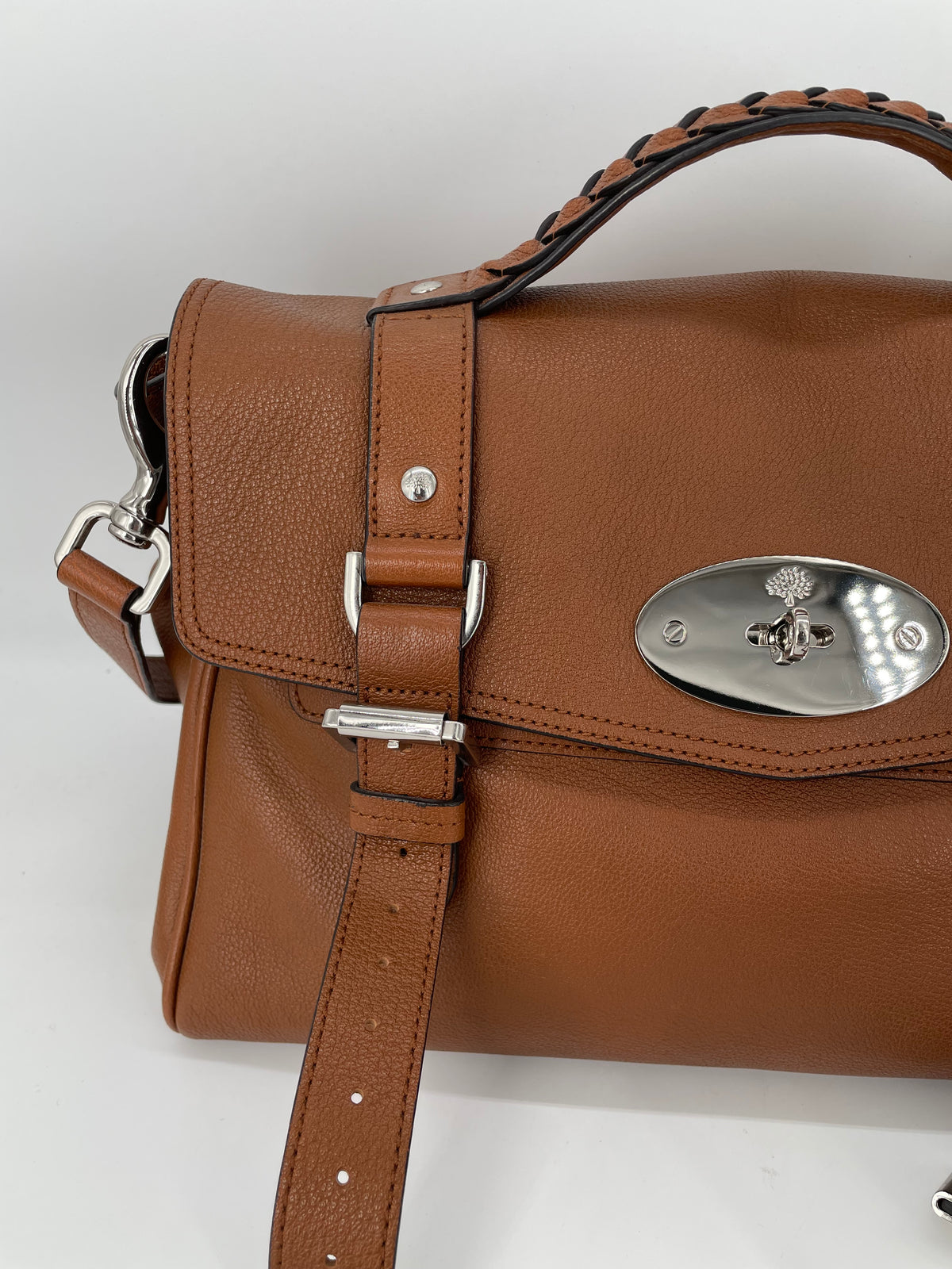 Preloved Mulberry Alexa Satchel Bag, Medium