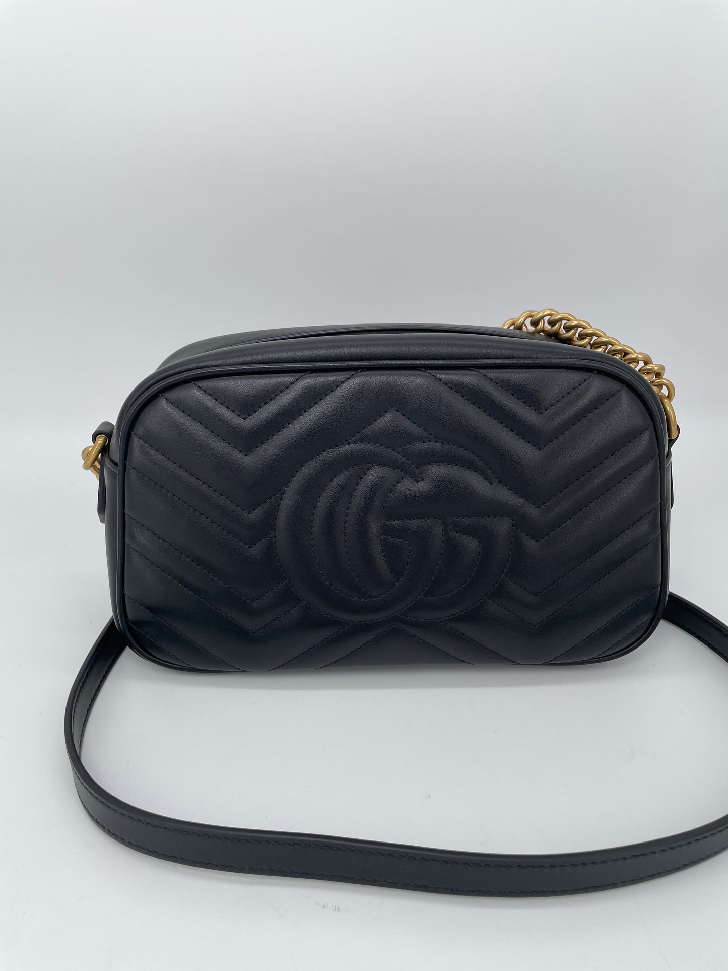 Preloved Gucci Marmont Shoulder Bag, Small