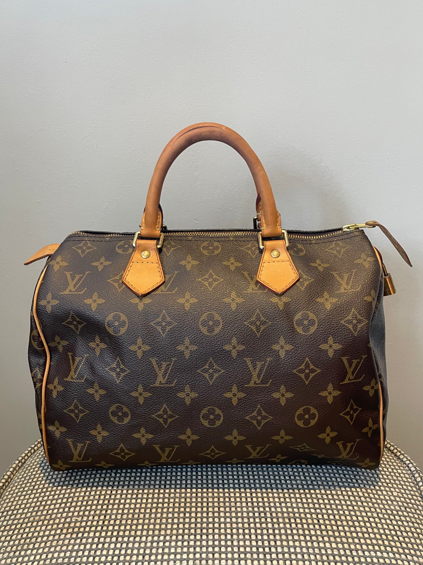 Preloved Vintage Louis Vuitton Speedy Boston Bag, 30
