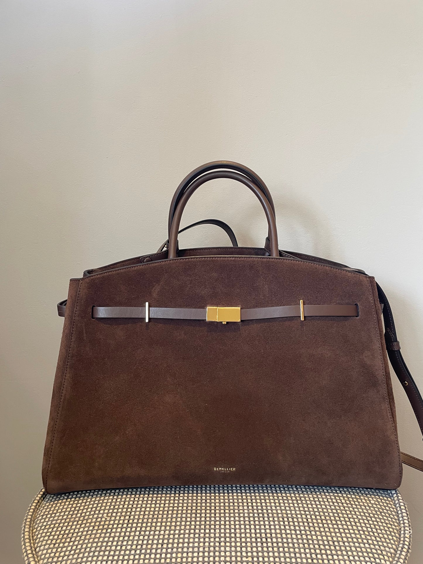 Preloved DeMellier Hudson Tote Bag with Long Strap, Large