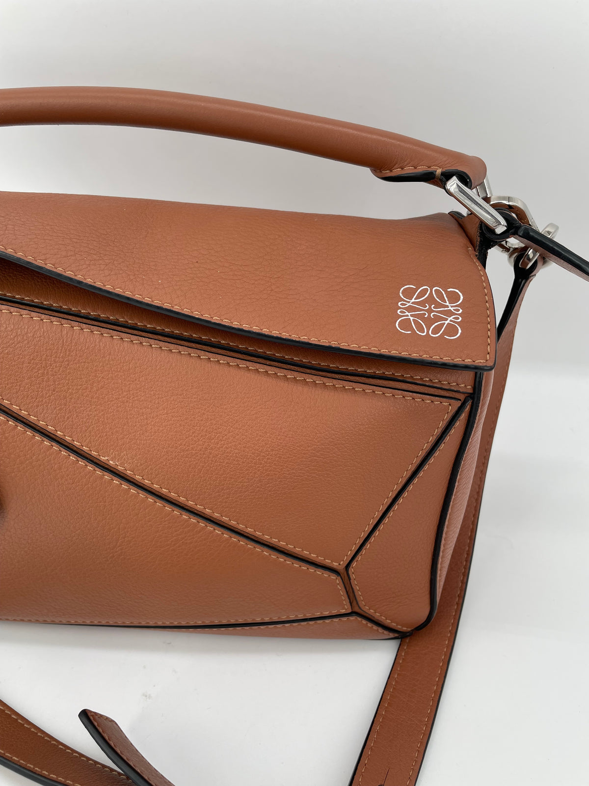 Preloved Loewe Puzzle Shoulder Bag, Small
