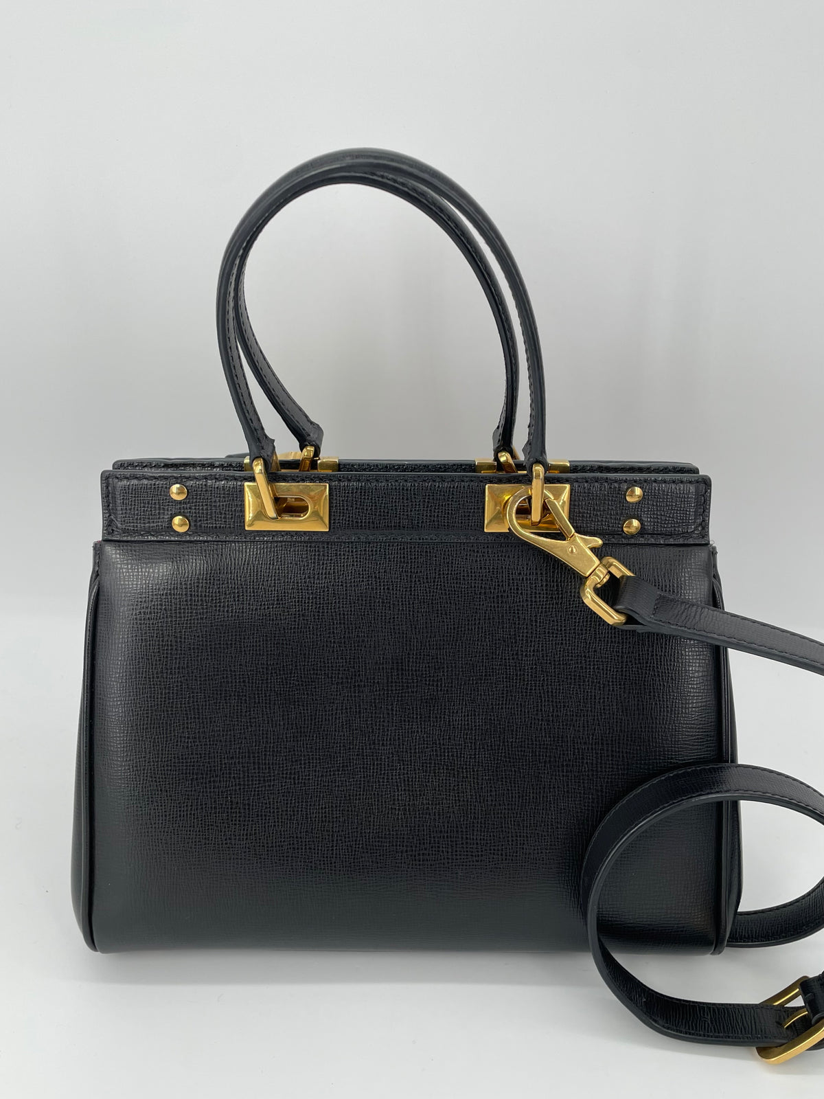 Preloved Valentino Garavani Rockstud Alcove Top-Handle Bag, medium