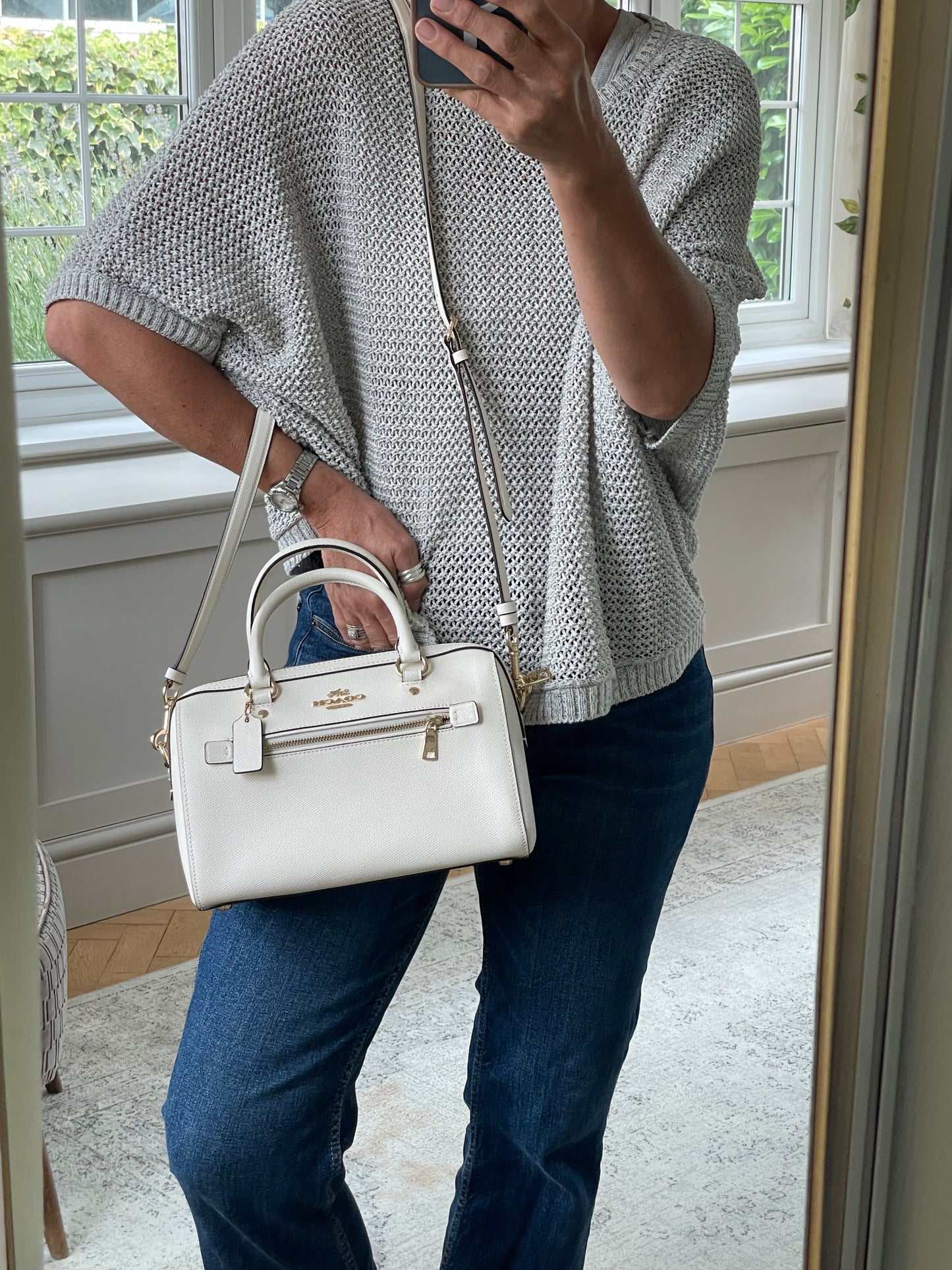 Preloved Coach Rowan Two Way Bowling Bag