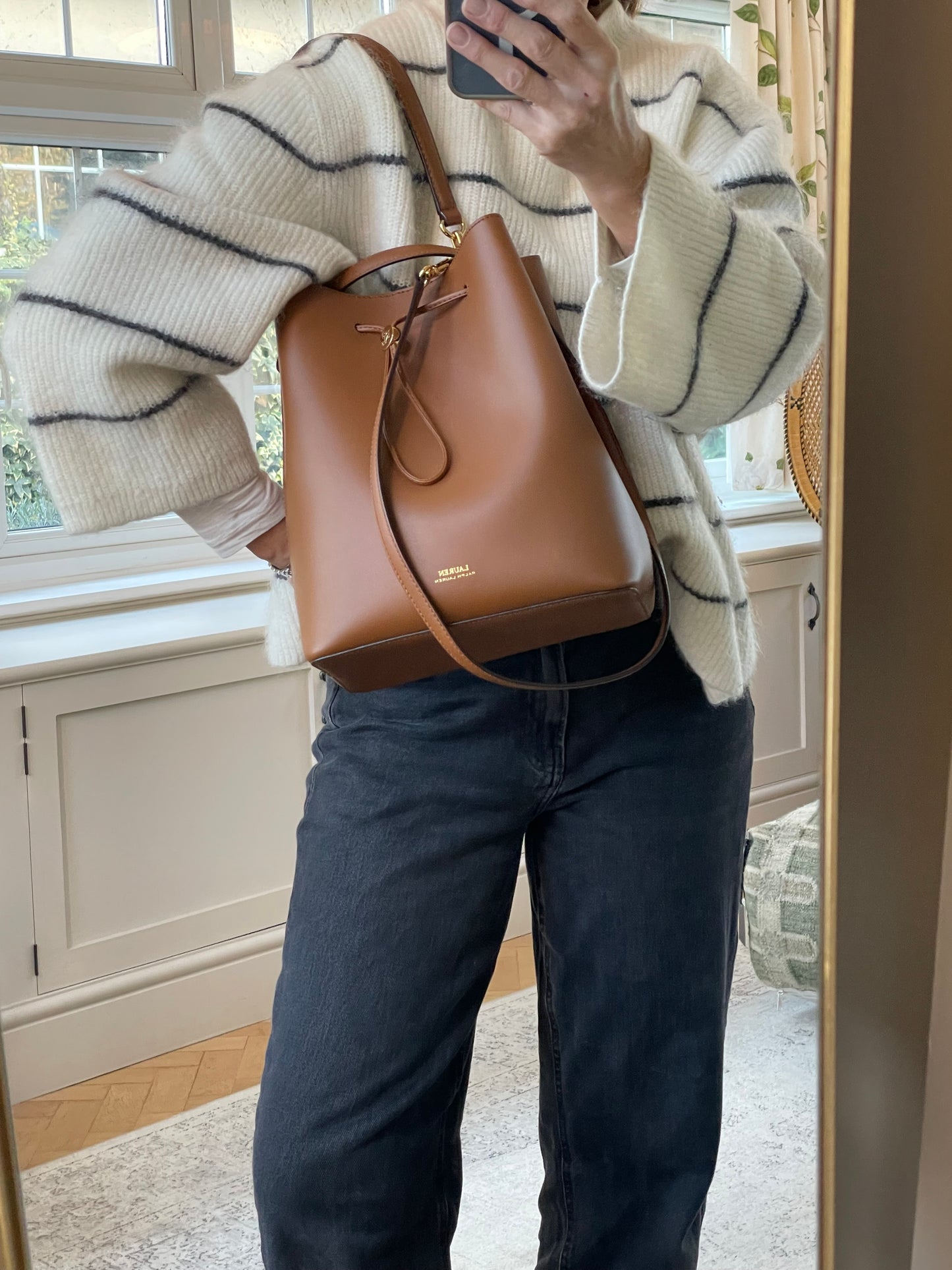 Preloved Ralph Lauren Dryden Debby bucket bag