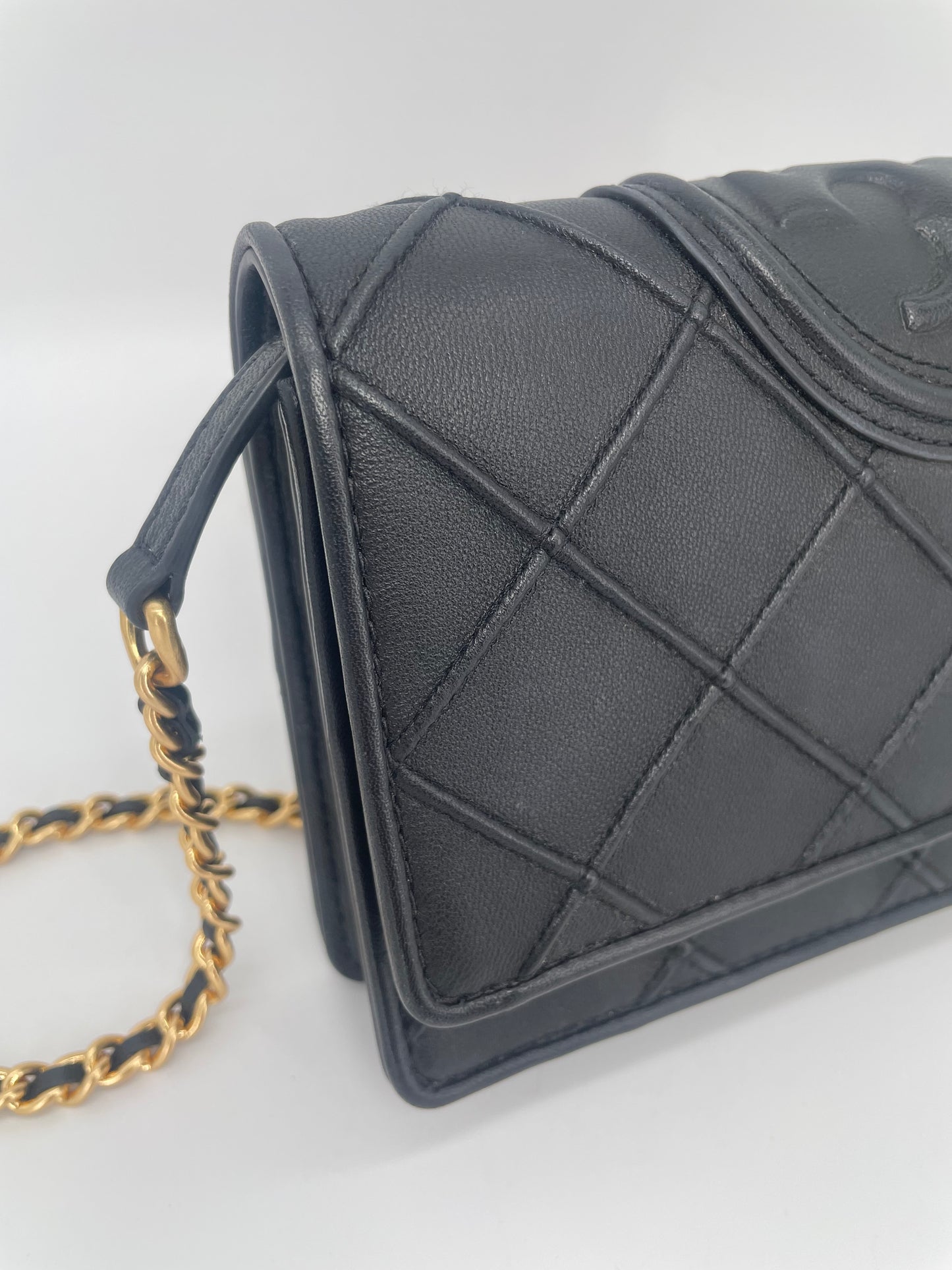 Preloved Tory Burch Fleming Soft Chain Wallet