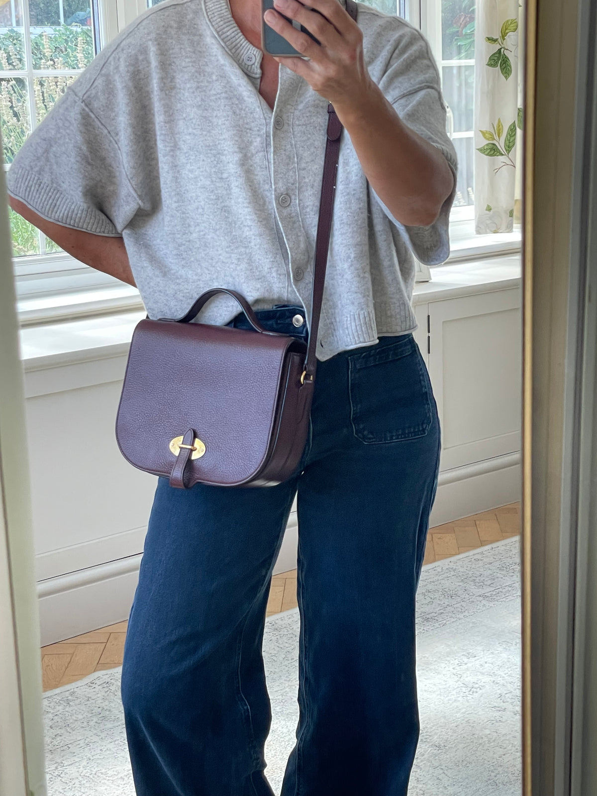 Preloved Mulberry Tenby Satchel Bag, Large