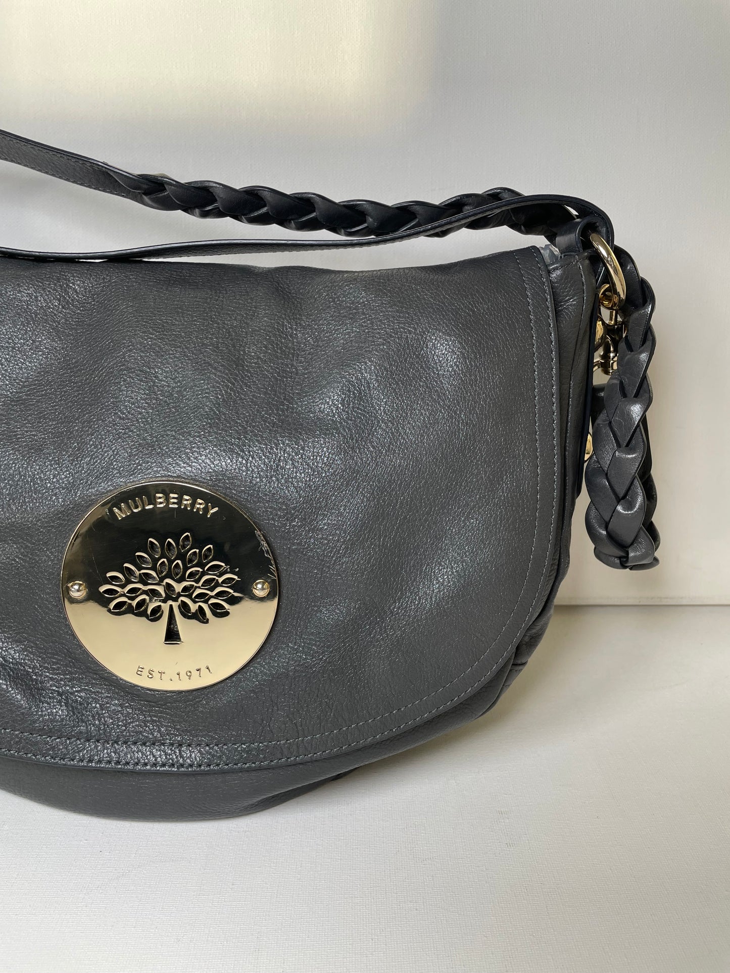 Preloved Mulberry Daria Satchel Shoulder Bag, Medium