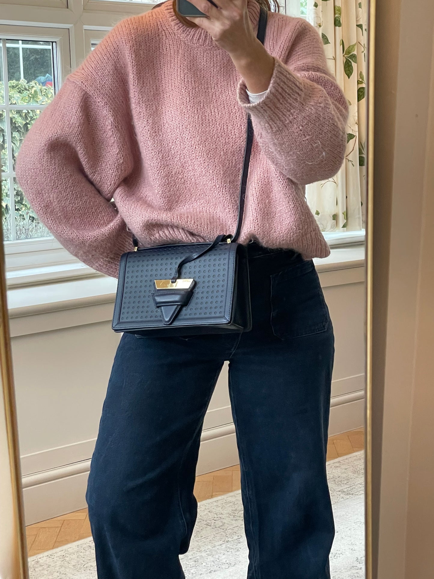 Preloved Loewe Barcelona Crossbody Bag, Medium