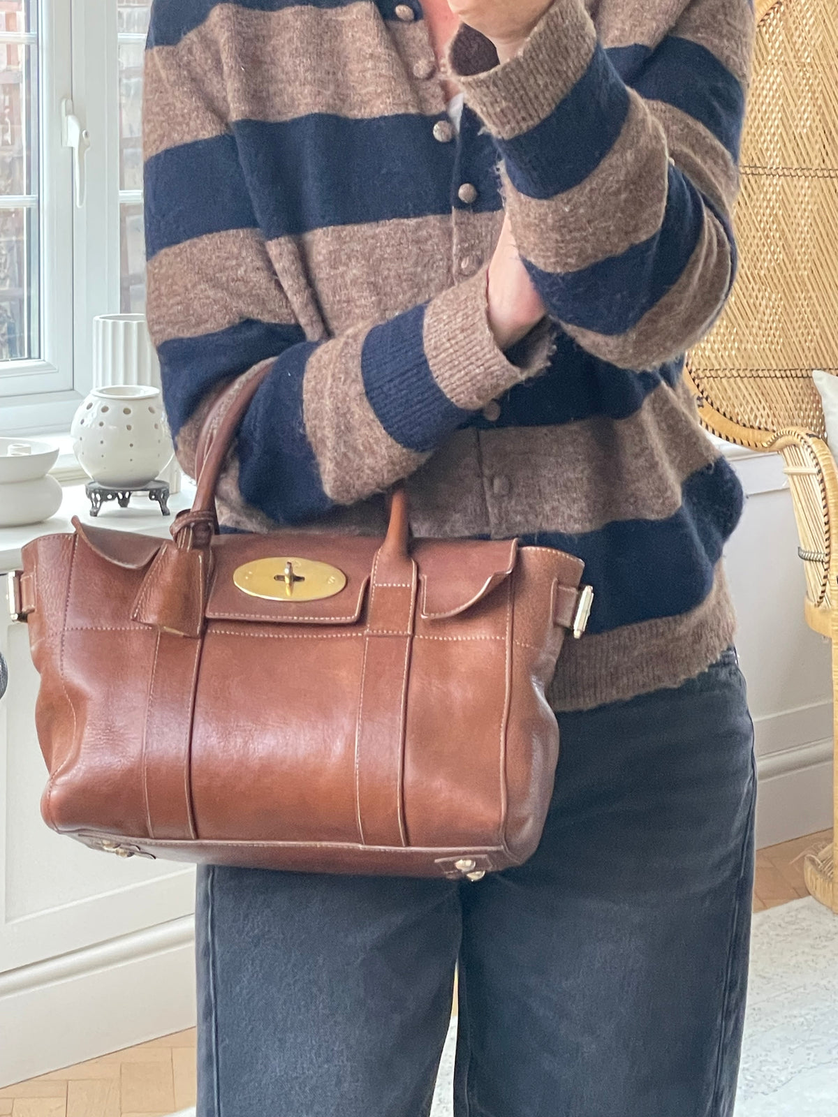 Preloved Mulberry Bayswater Buckle Bag, Small