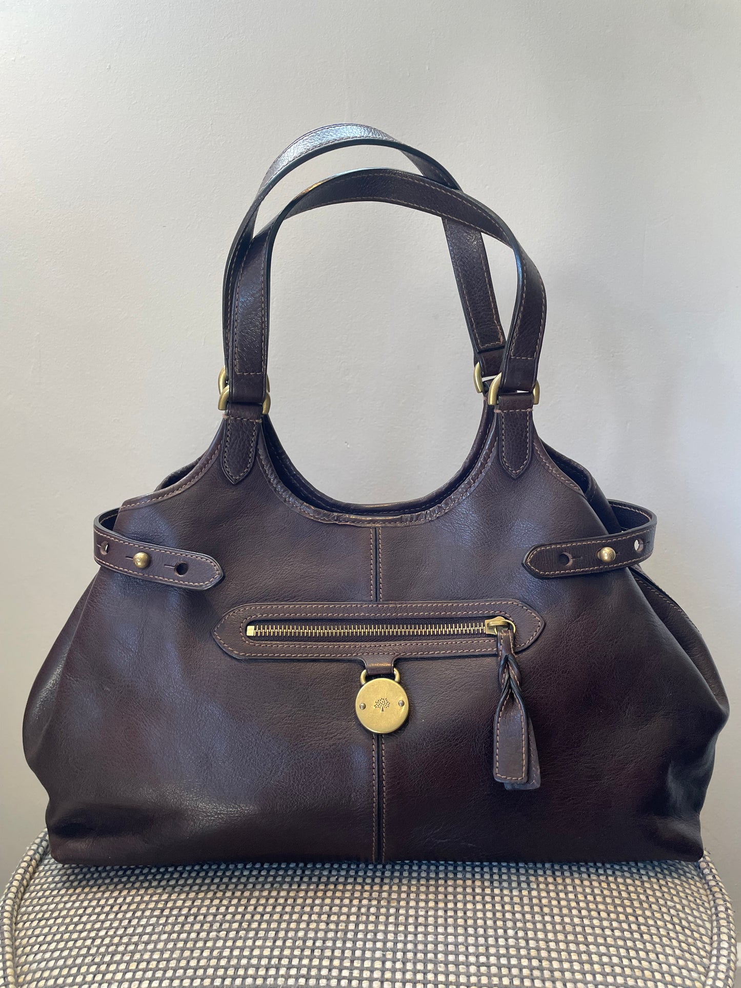 Preloved, Vintage Mulberry Somerset Shoulder Tote