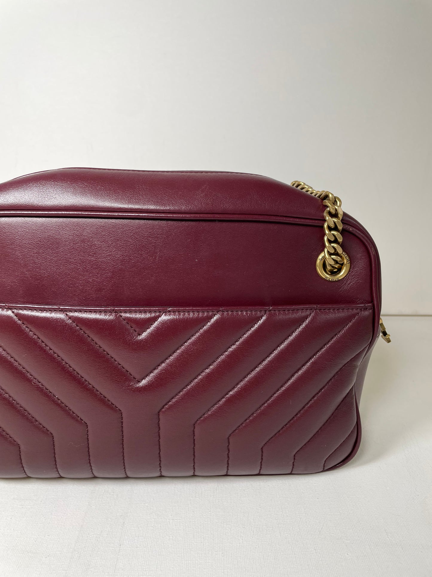 Preloved Saint Laurent Joan Camera Crossbody Bag, Medium