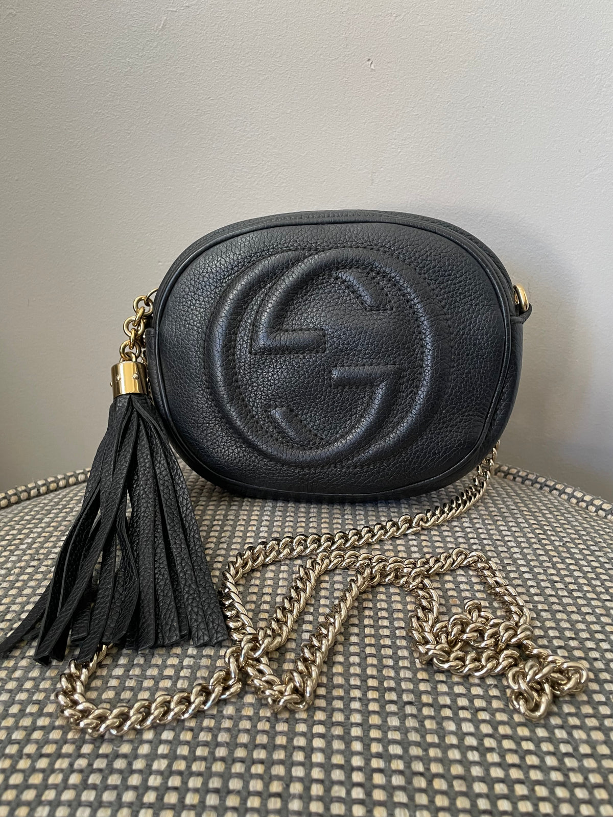Preloved Gucci Soho Chain Crossbody Bag, Mini