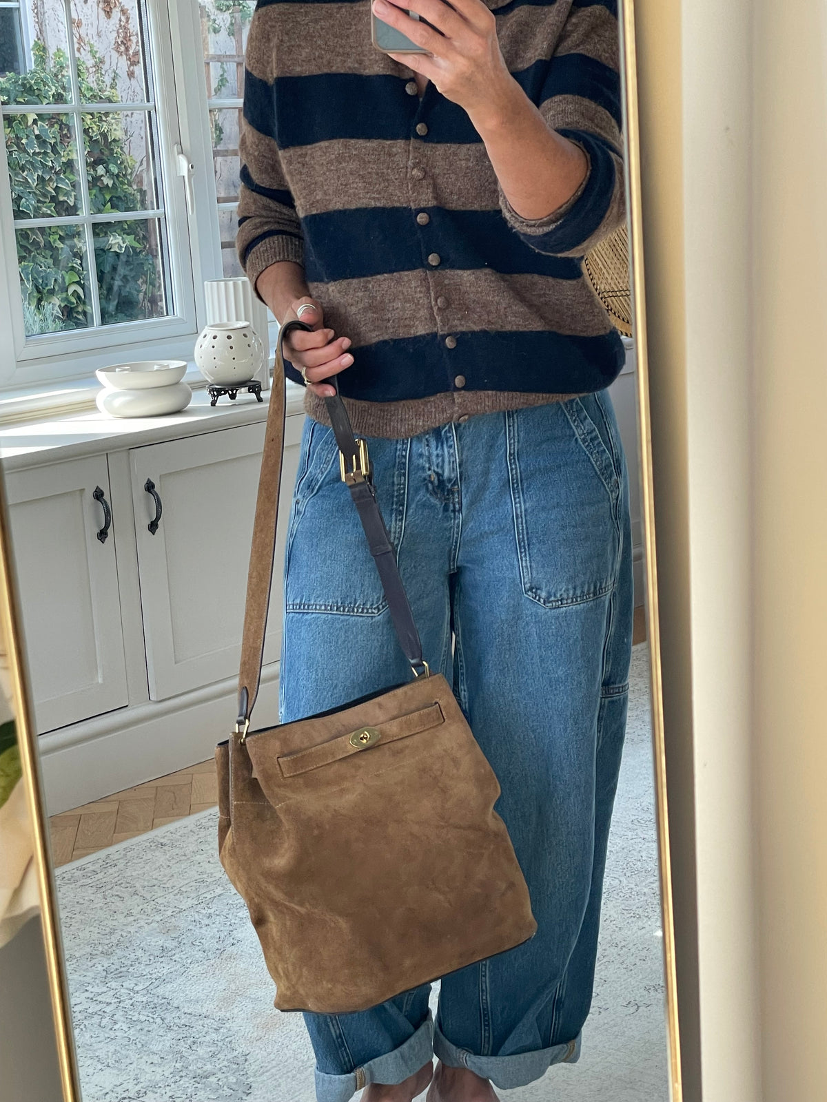 Preloved Mulberry Islington Bucket Bag, Large