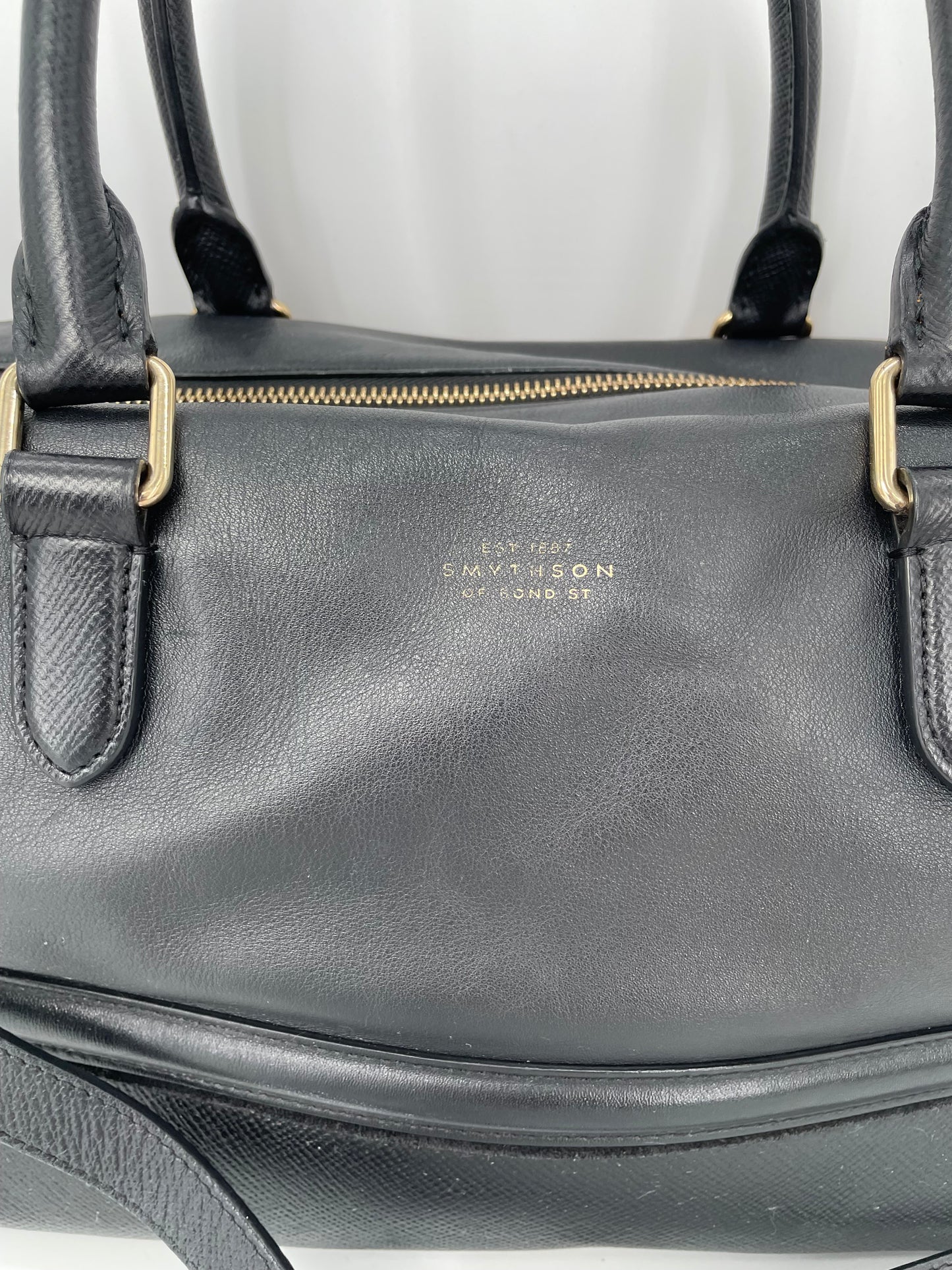 Preloved Smythson Panama Duffle tote