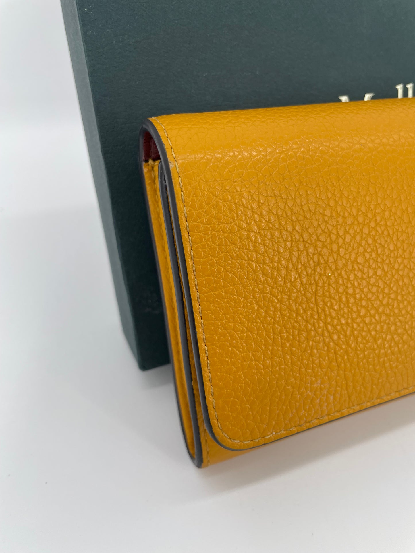 Preloved Mulberry Continental Small Classic Grain Wallet