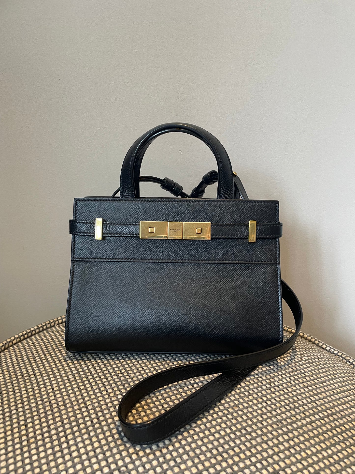 Preloved Saint Laurent Manhattan Tote Bag, Nano