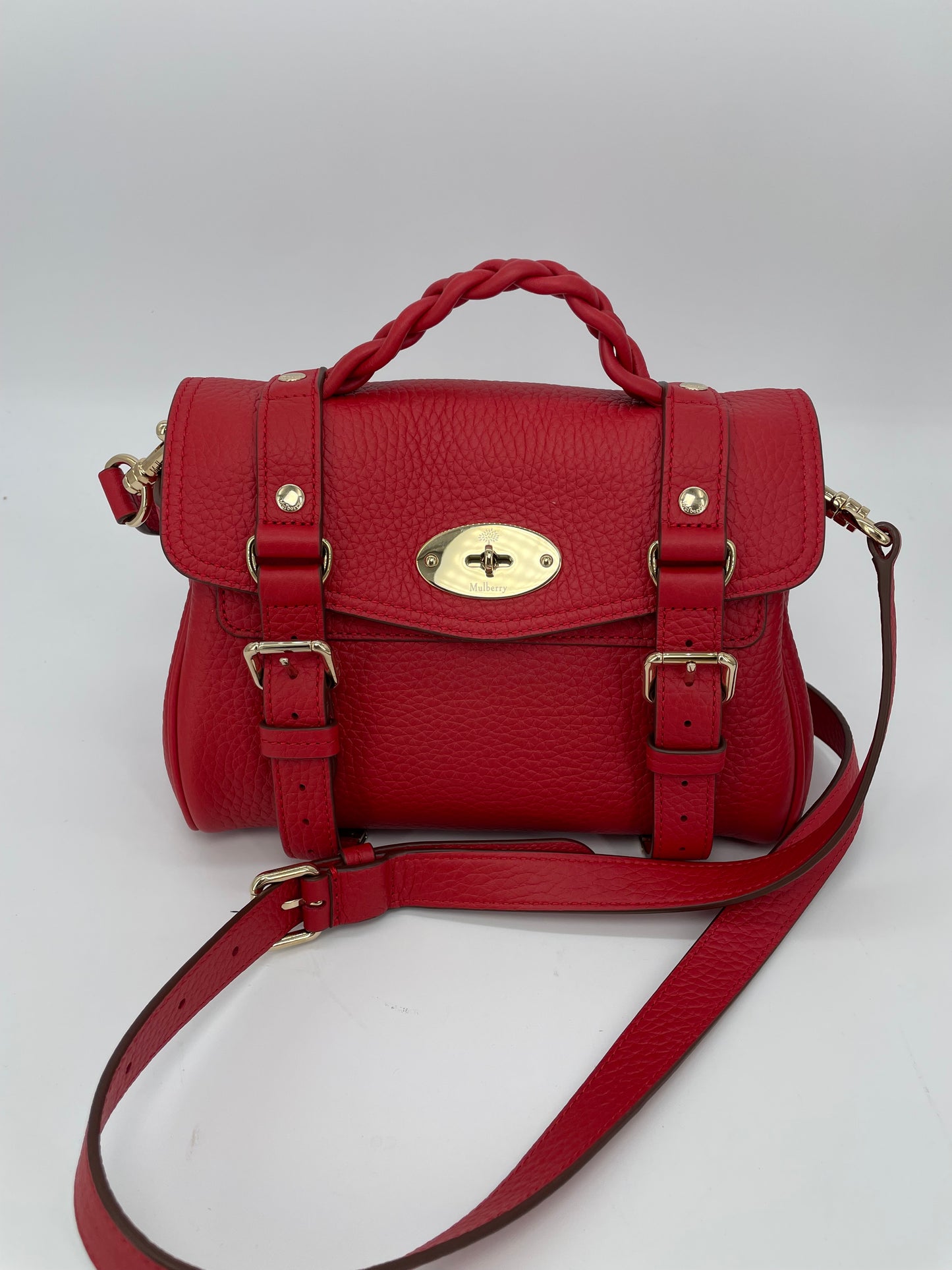 Preloved Mulberry Alexa Satchel Bag, Mini