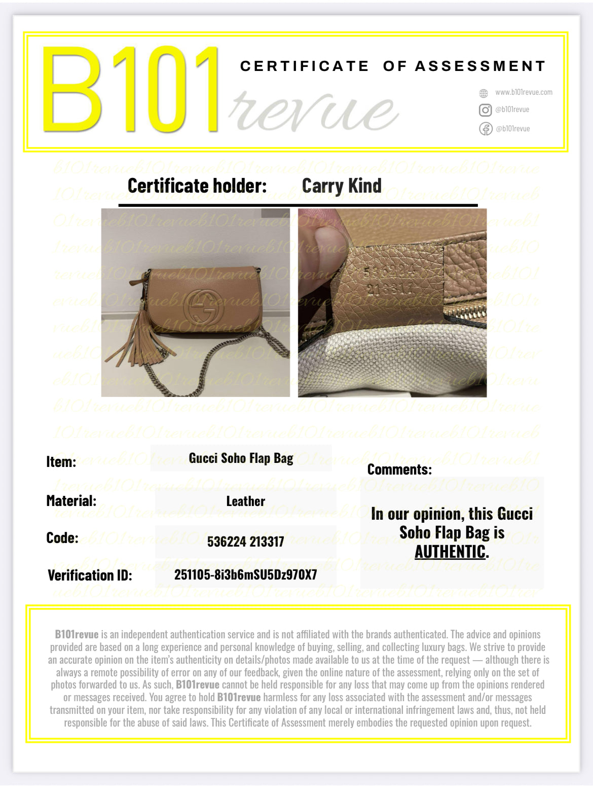 Preloved Gucci Long Soho Chain Shoulder Bag