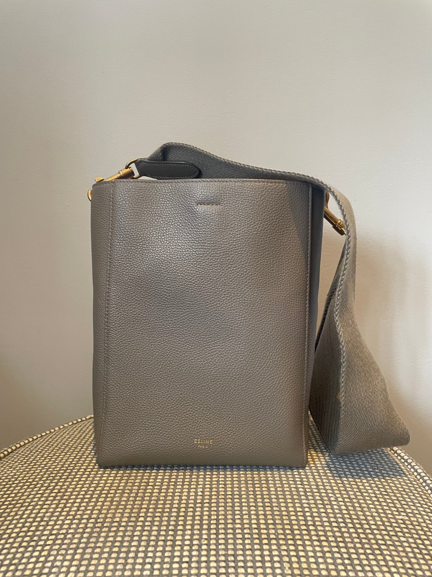 Preloved Celine Sangle Seau Bucket Bag, Small